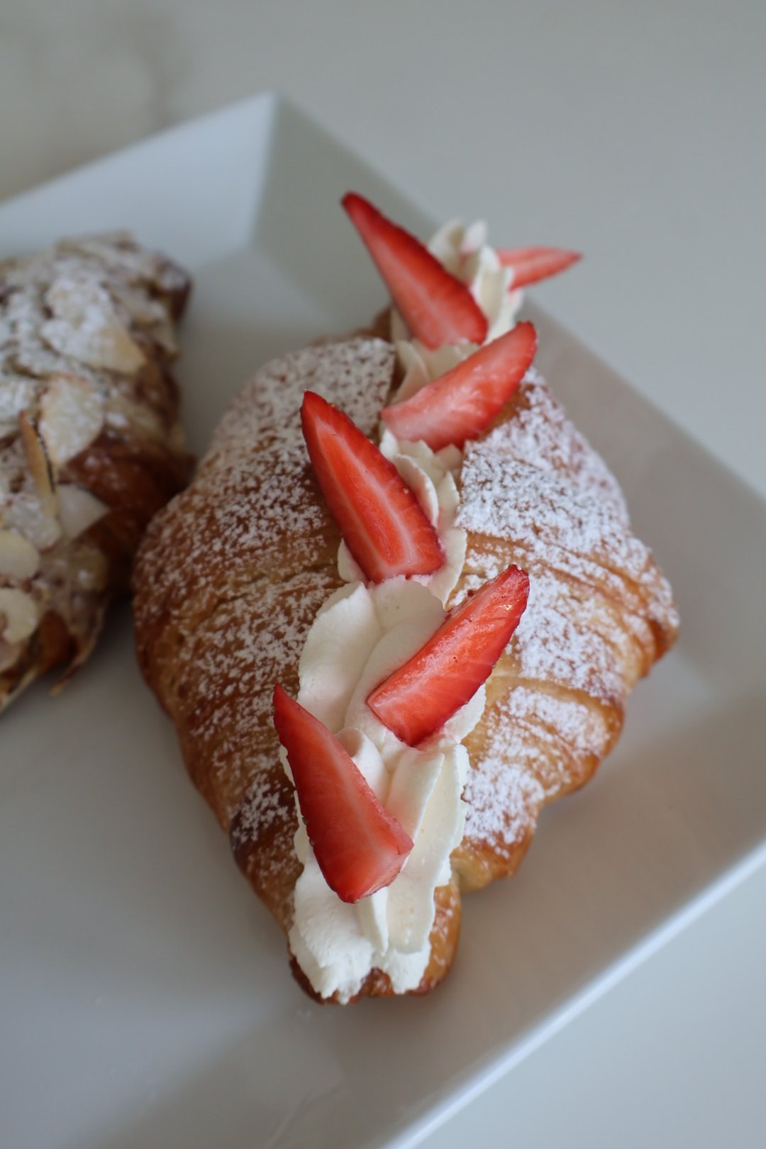 Strawberry &amp; Cream Croissant