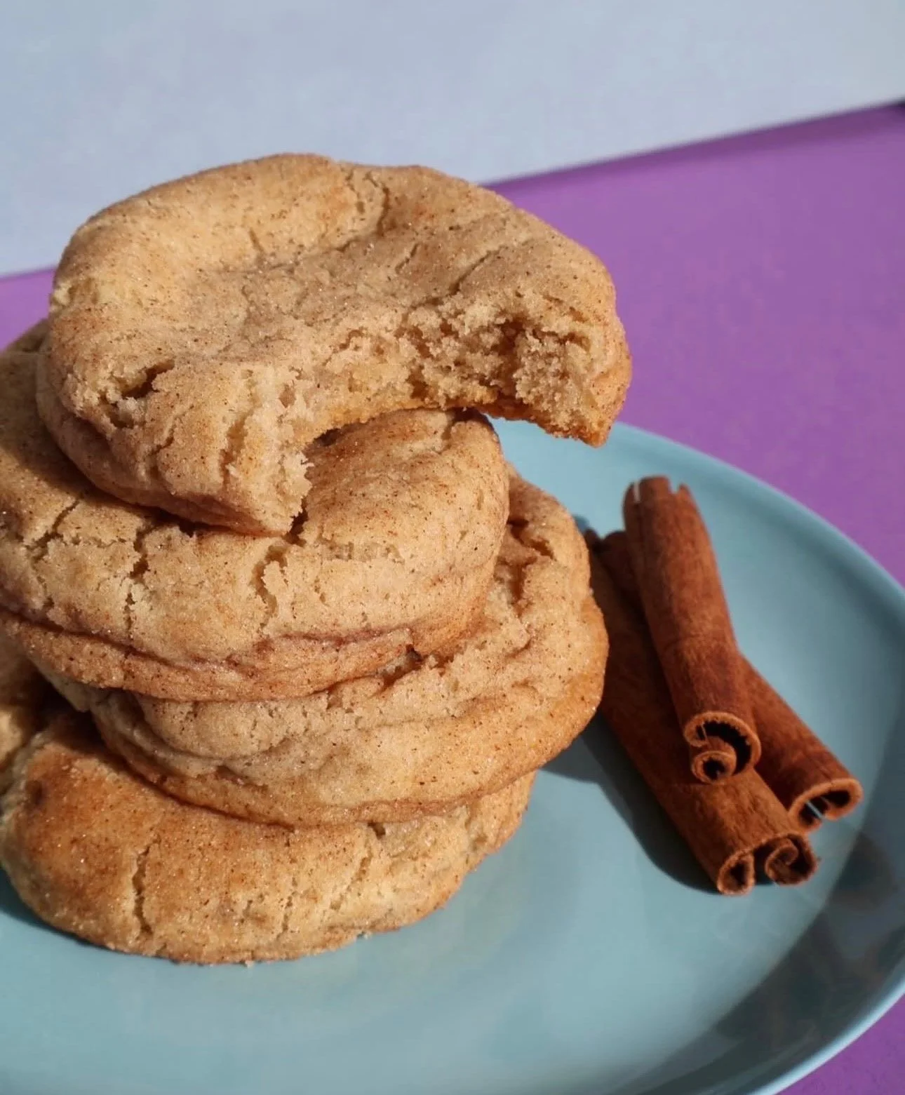 Pumpkin Spice Snickerdoodle Cookies
