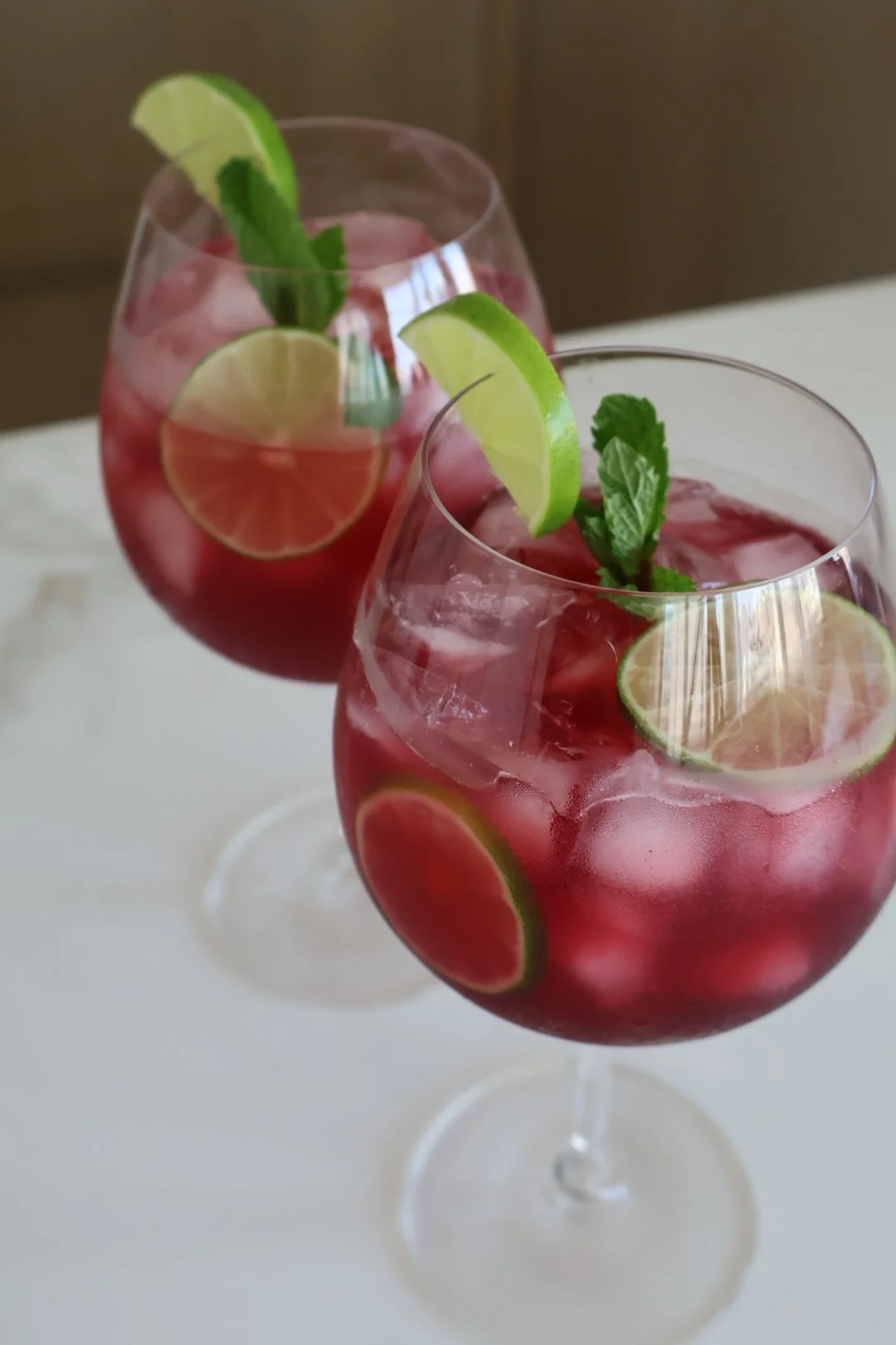 Pomegranate Ginger Mint Mocktail