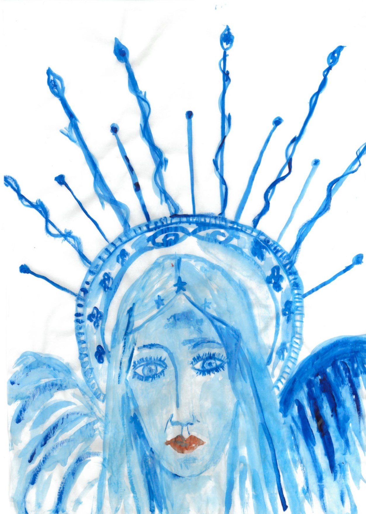 Installation view. Patricia Grillinzoni, Holy Masquerade (2024). Detail.