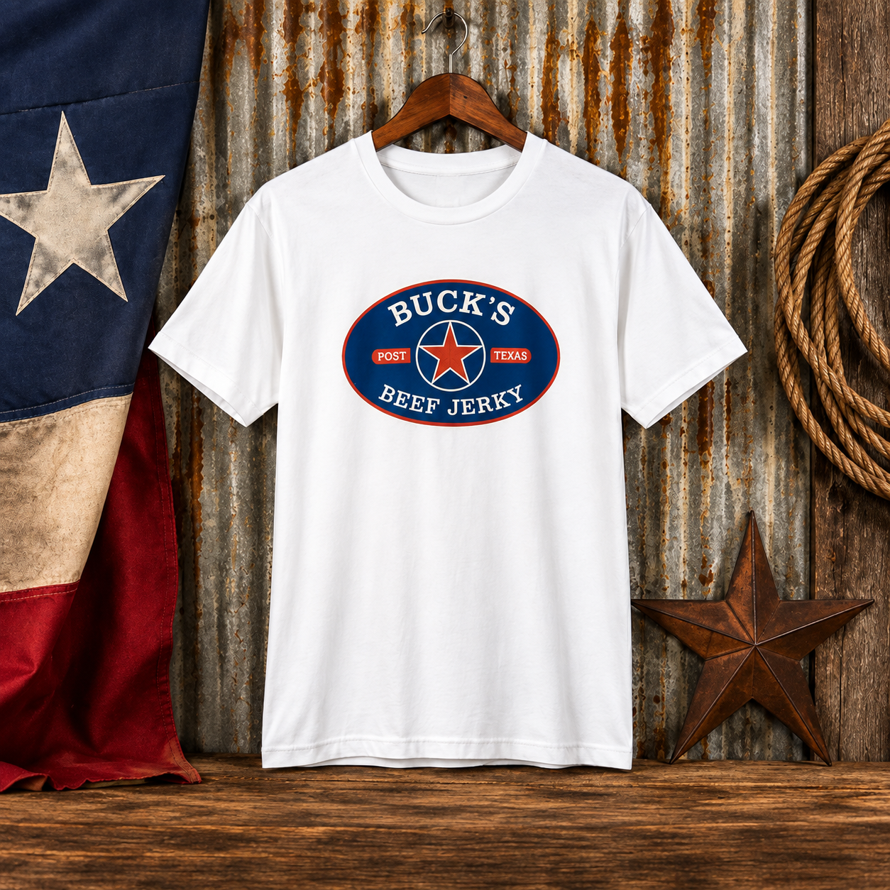 Buck's Beef Jerky Short Sleeve
