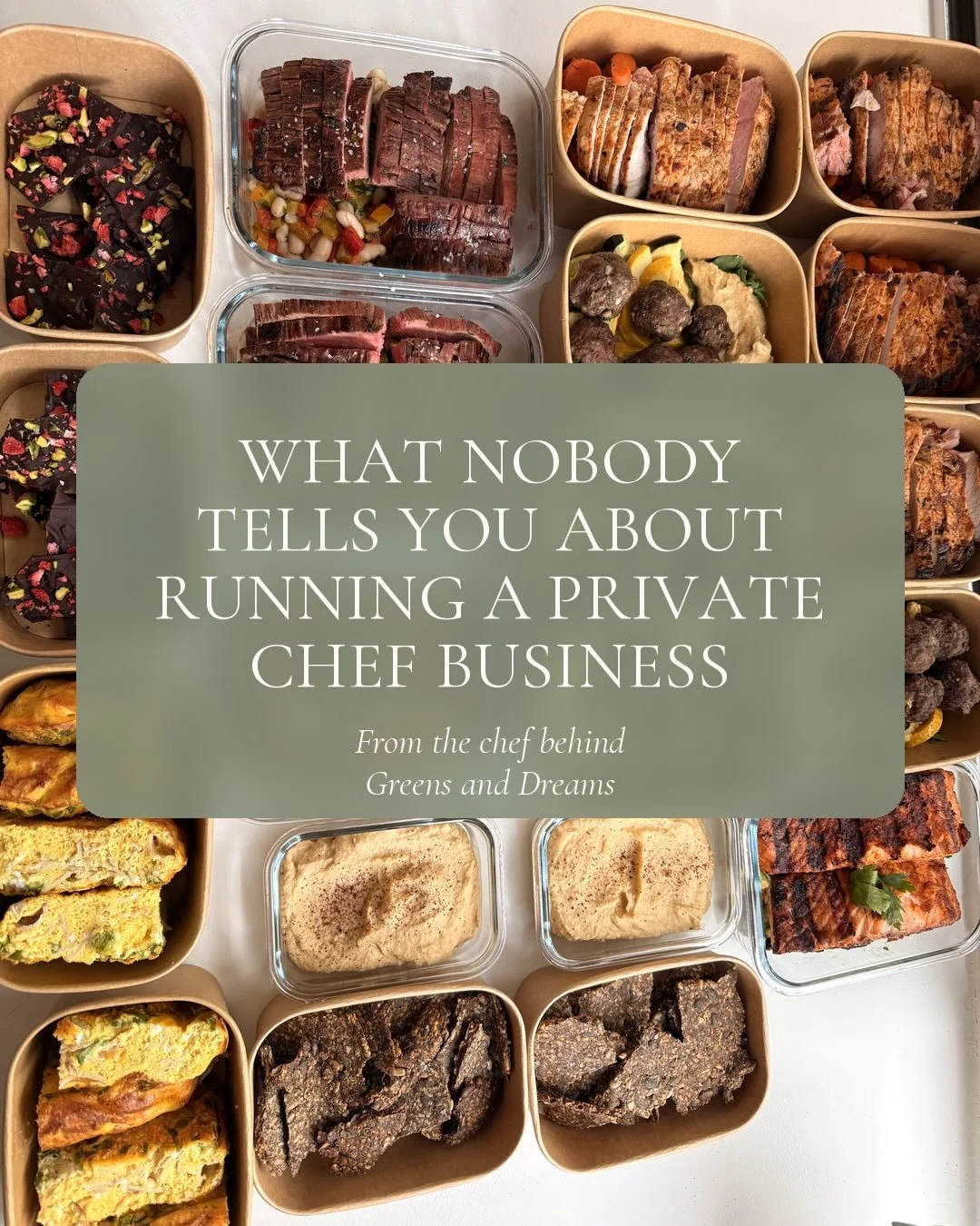 The part of private cheffing nobody posts about 🌿

Every kitchen is different, every client is different, and the cooking is only half the job. Here&rsquo;s what running Greens and Dreams has actually taught me.

Thinking about hiring a private chef