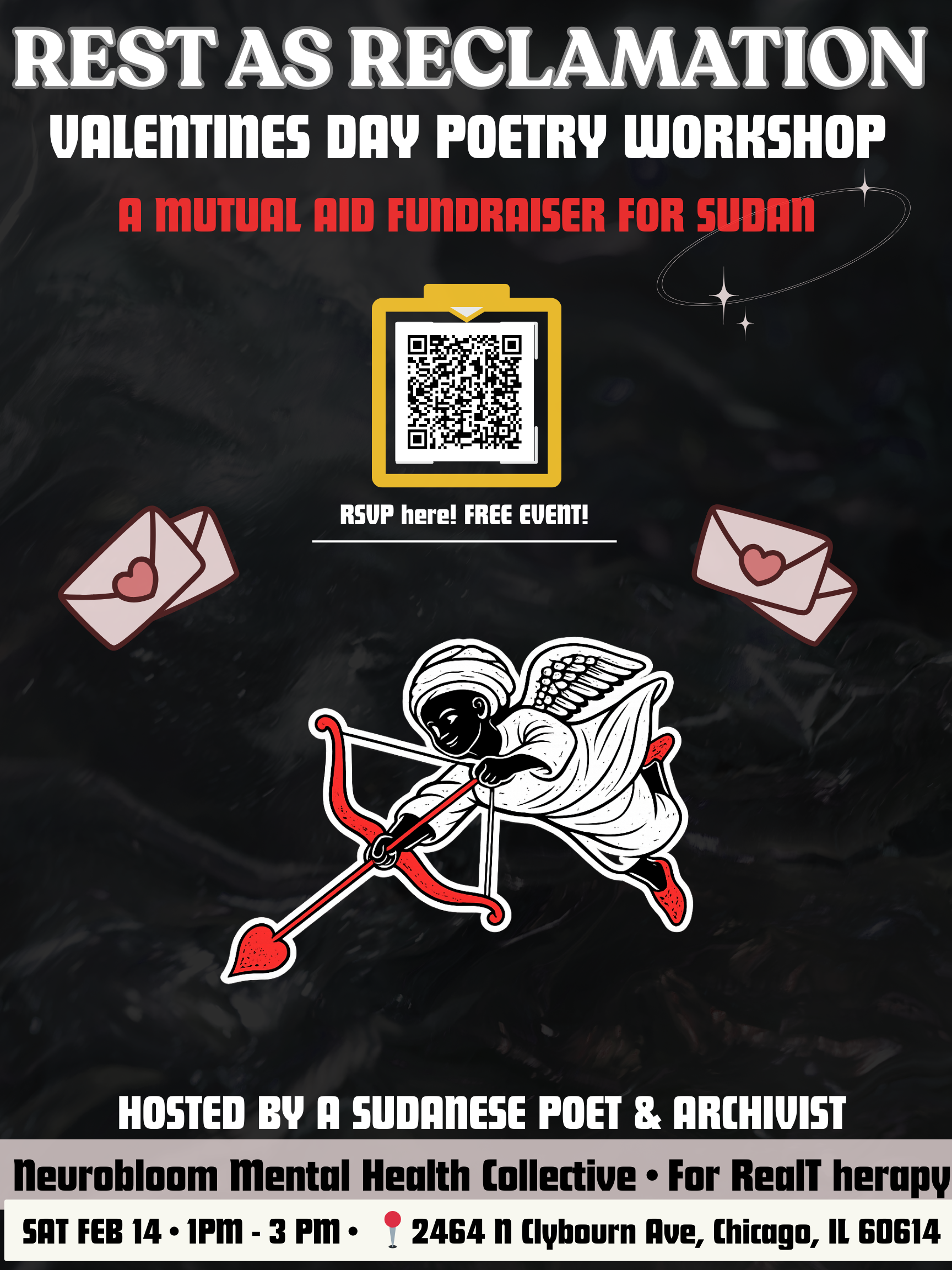 REST AS RECLAMATION: Sudanese Valentine’s Day Poetry Workshop