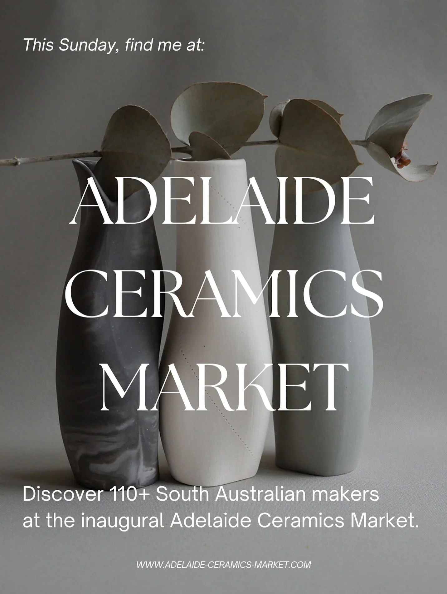 TOMORROW!
You&rsquo;ll find @morphandmould at the very first Adelaide Ceramics Market and we cannot wait to share our new pieces (and a couple of surprises).

This market has brought together 110+ incredible SA makers, and it&rsquo;s honestly such a 