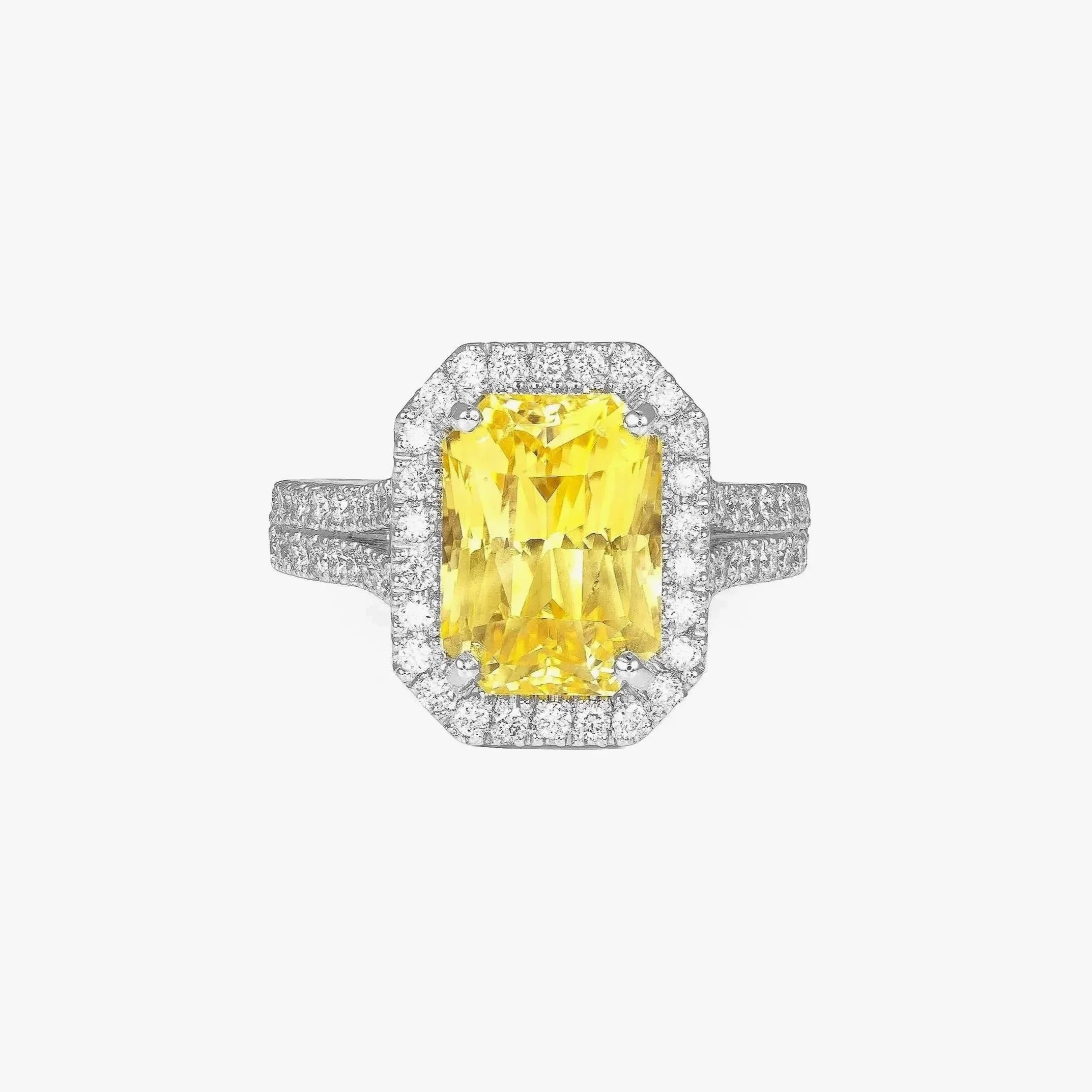 Natural Yellow Sapphire Ring