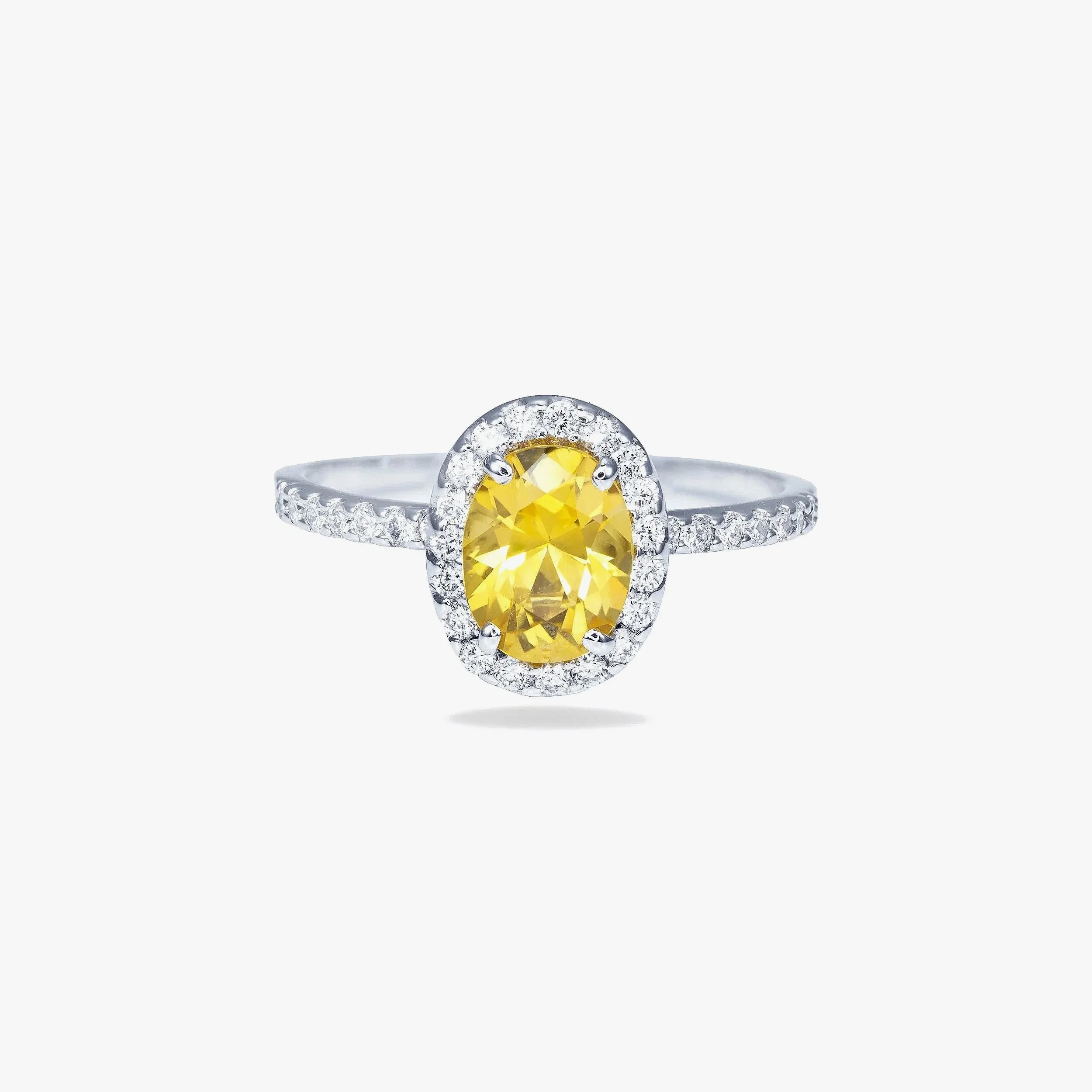 Natural Yellow Sapphire Ring