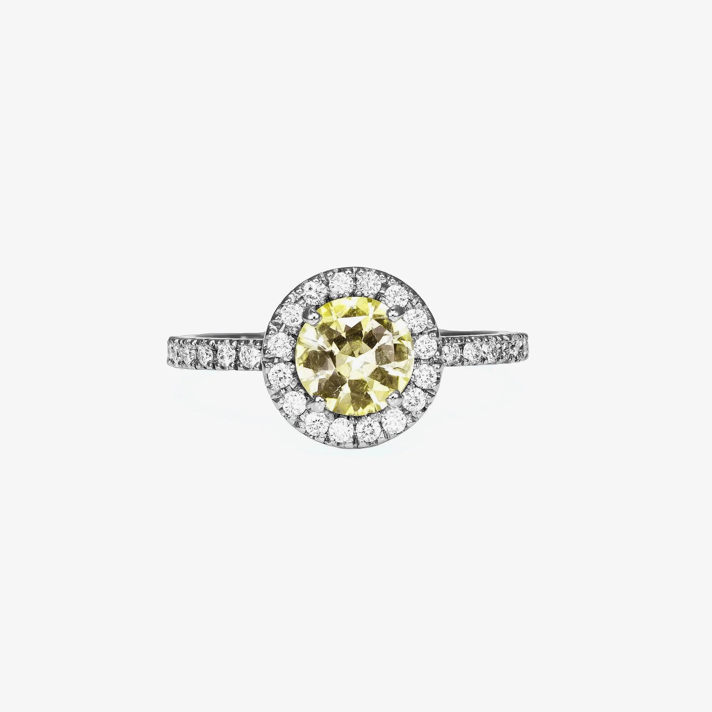 Natural Yellow Sapphire Ring