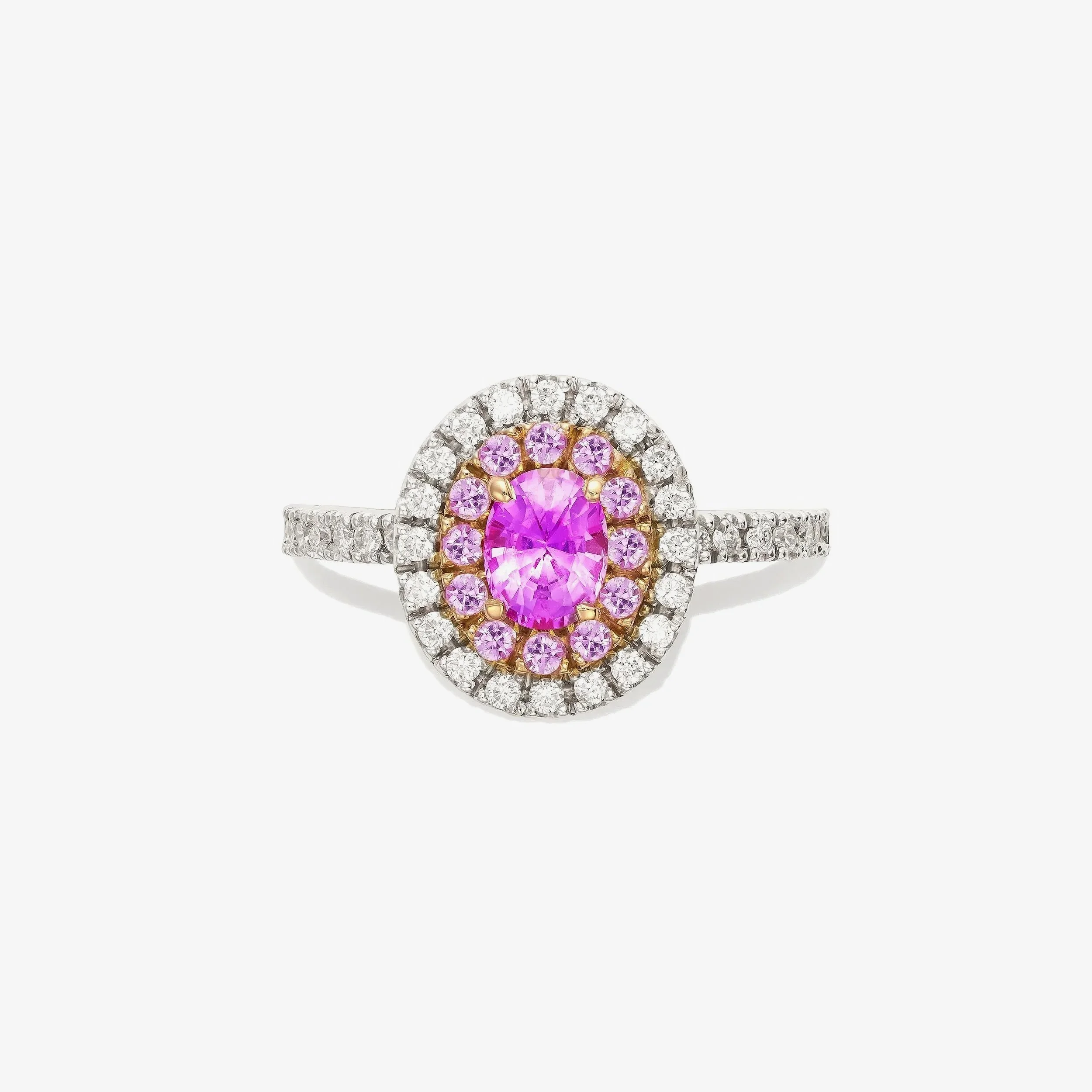 Natural Pink Sapphire Ring