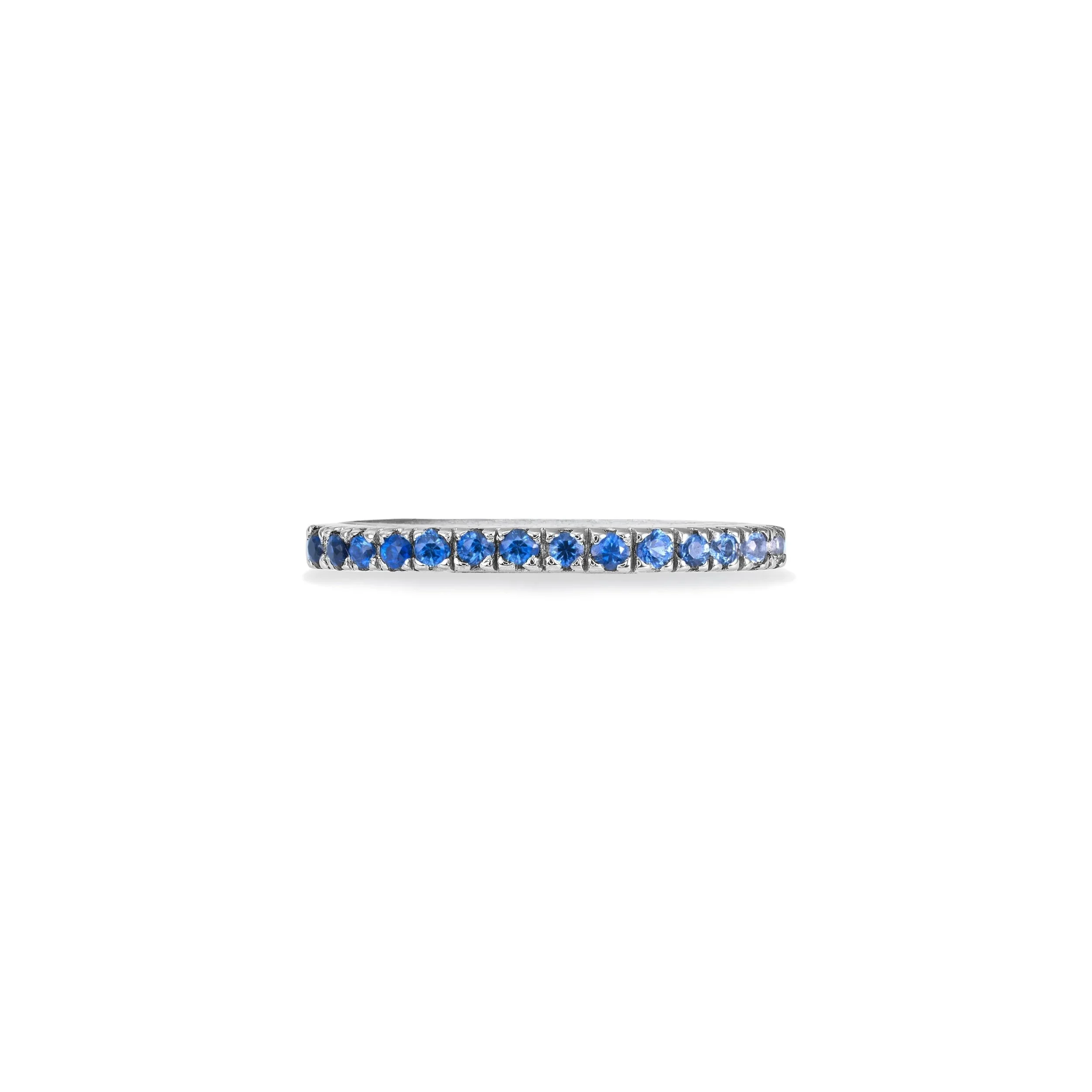 Natural Blue Sapphire Colour Shading Band