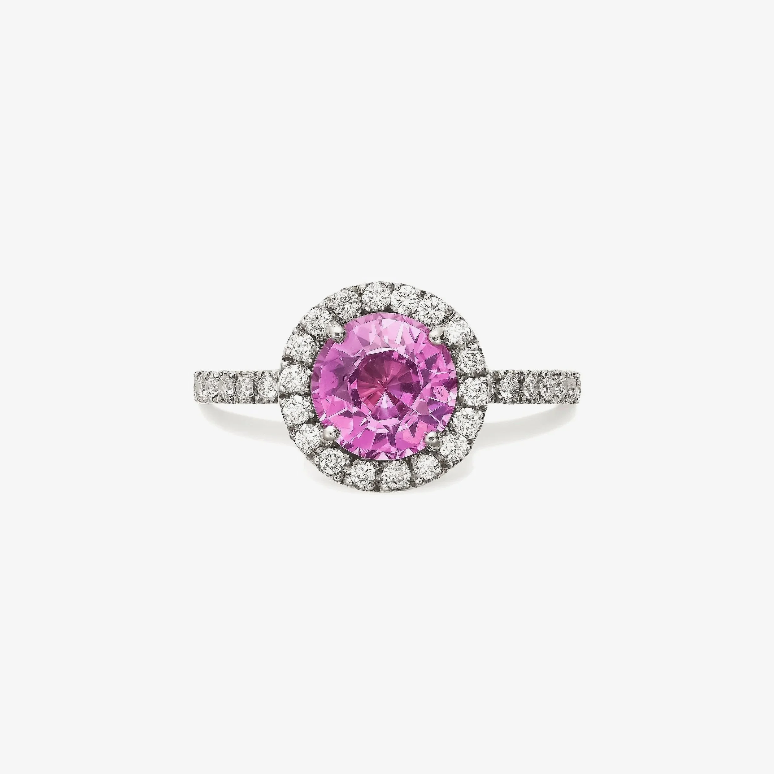 Natural Pink Spinel Ring