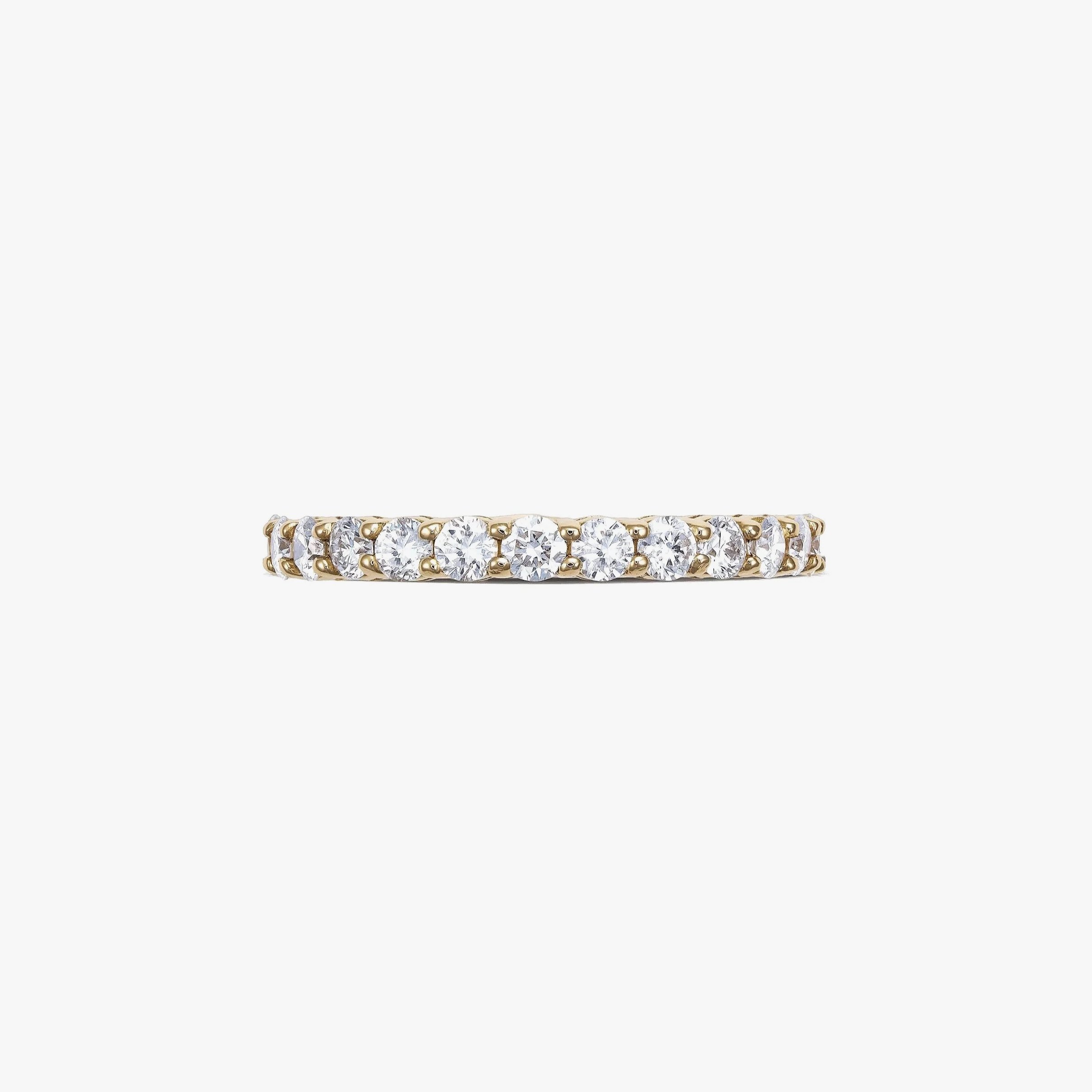 Natural Diamond Ring Full Eternity Band