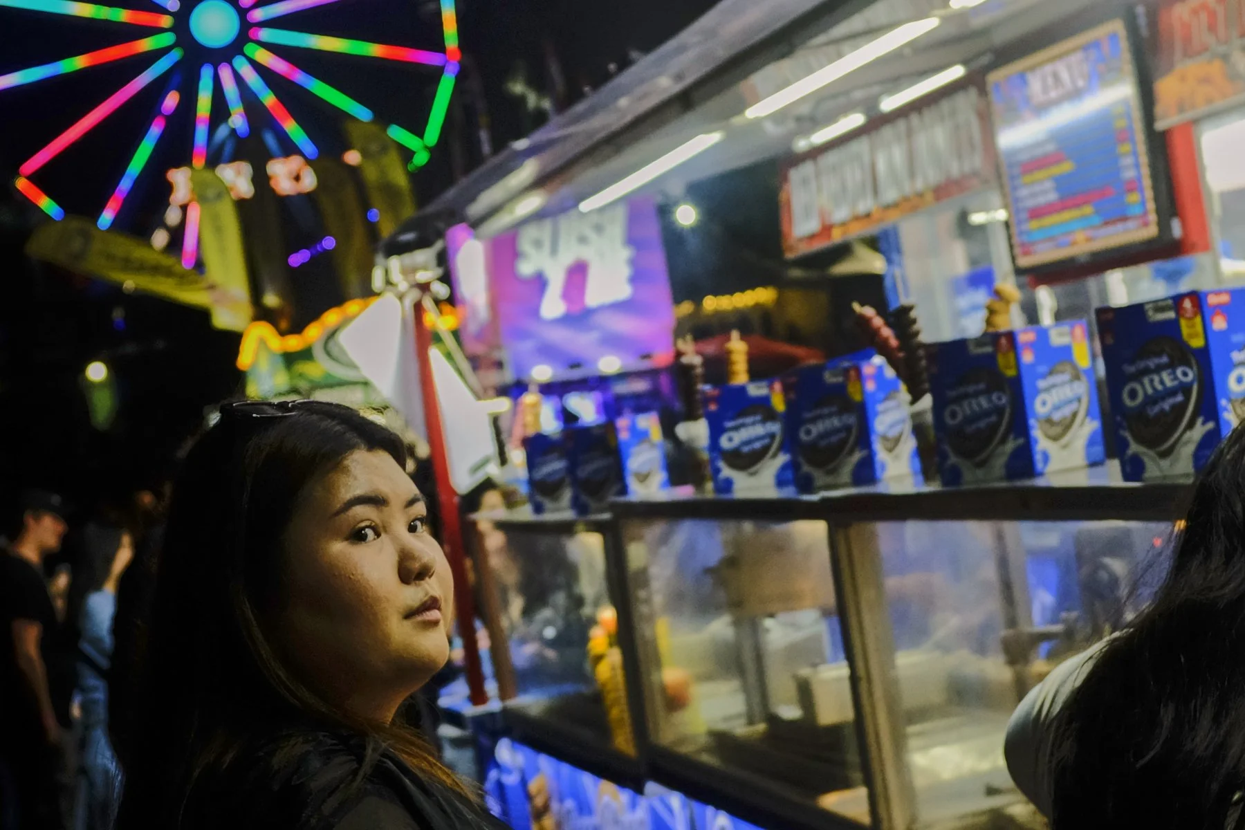 Summer Fair at Night