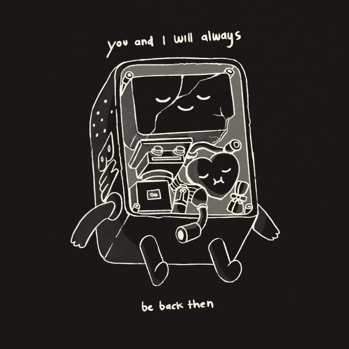 You and I will always be back then&lt;33
#procreate #adventuretime #digitalart