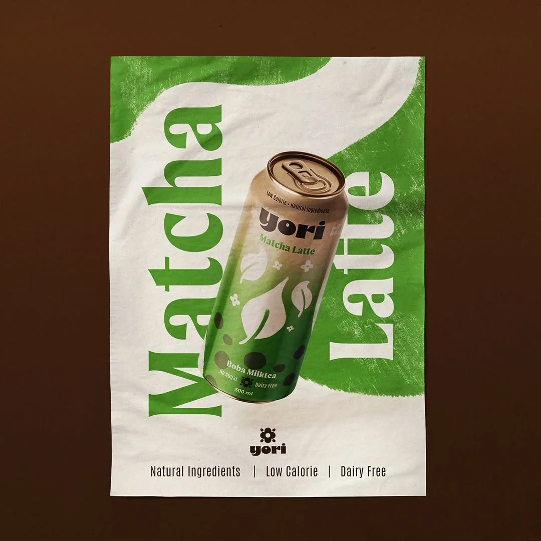 Yori | Milk Tea Brand Identity can design 

#graphicdesign
#brandidentity #milktea #bubbletea #poster