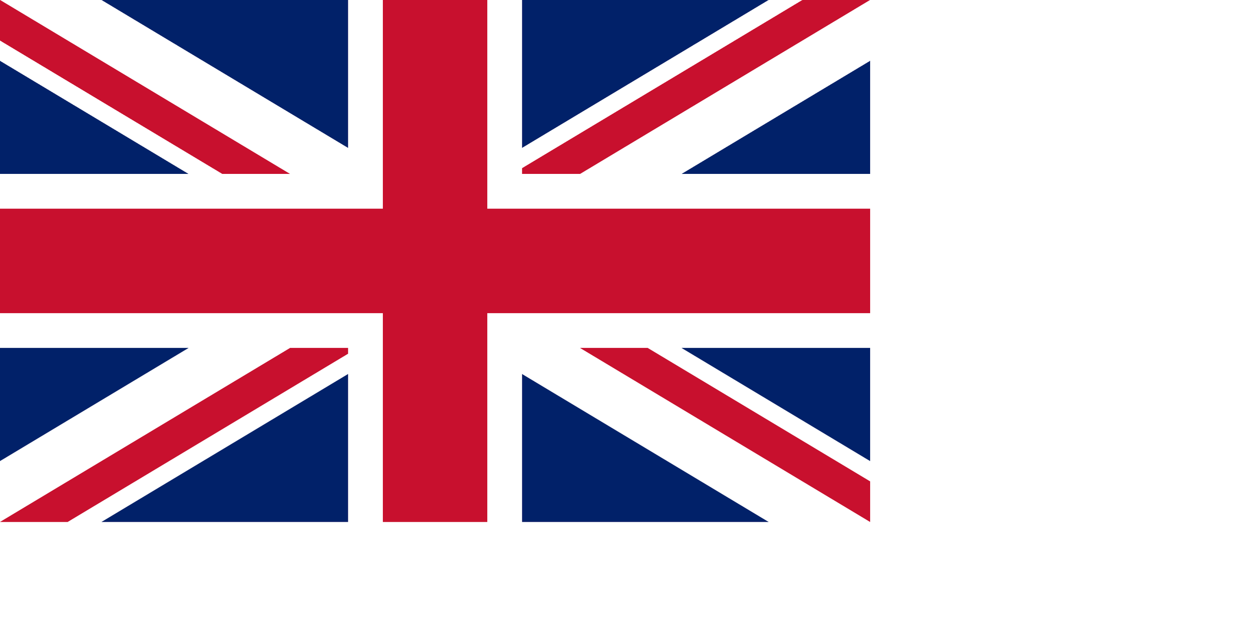 Union Jack, the national flag of the United Kingdom, featuring red, white, and blue colors with a cross design.