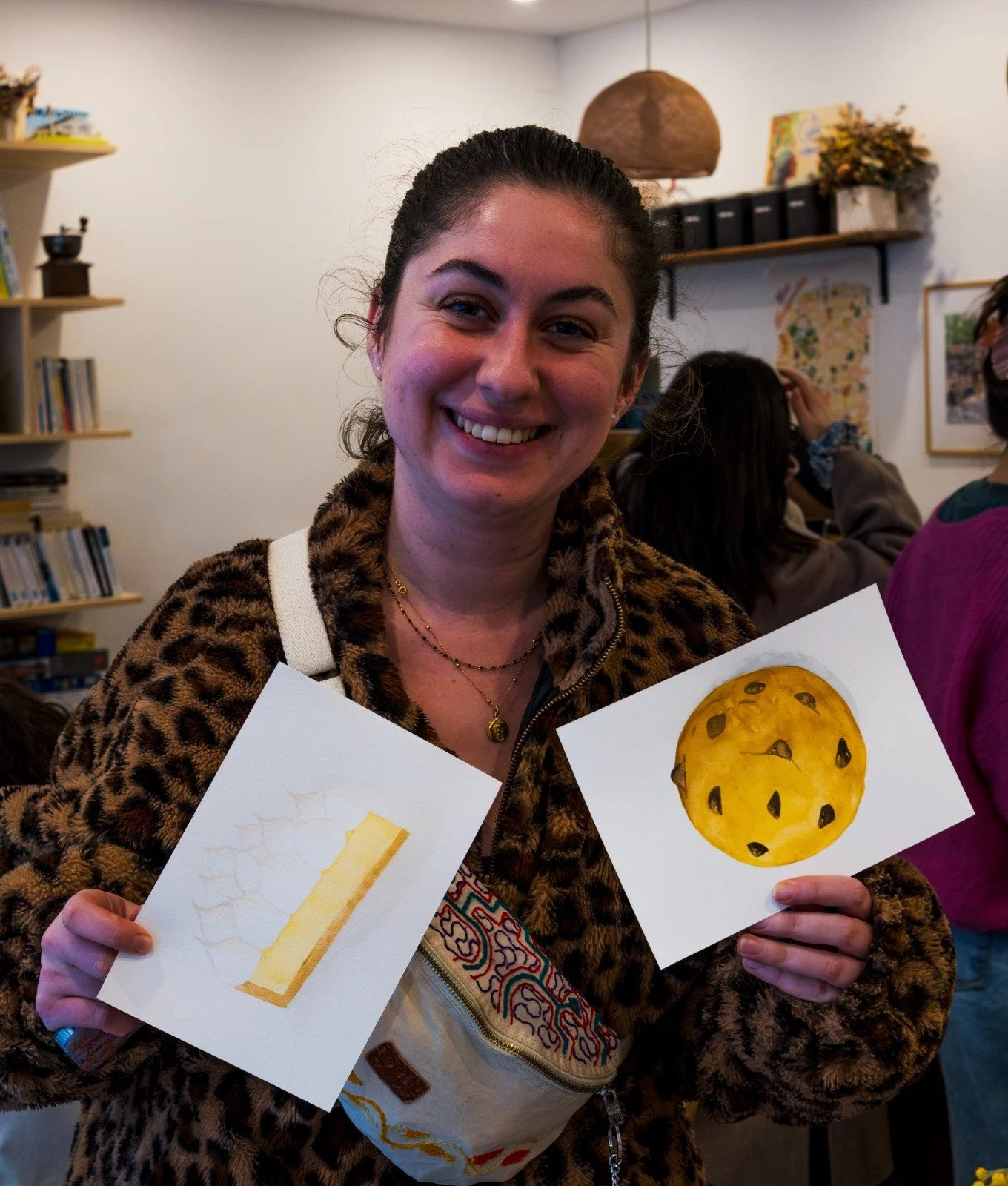 Atelier aquarelle culinaire, spécial printemps, 1 er mai, café Fleurette, Paris