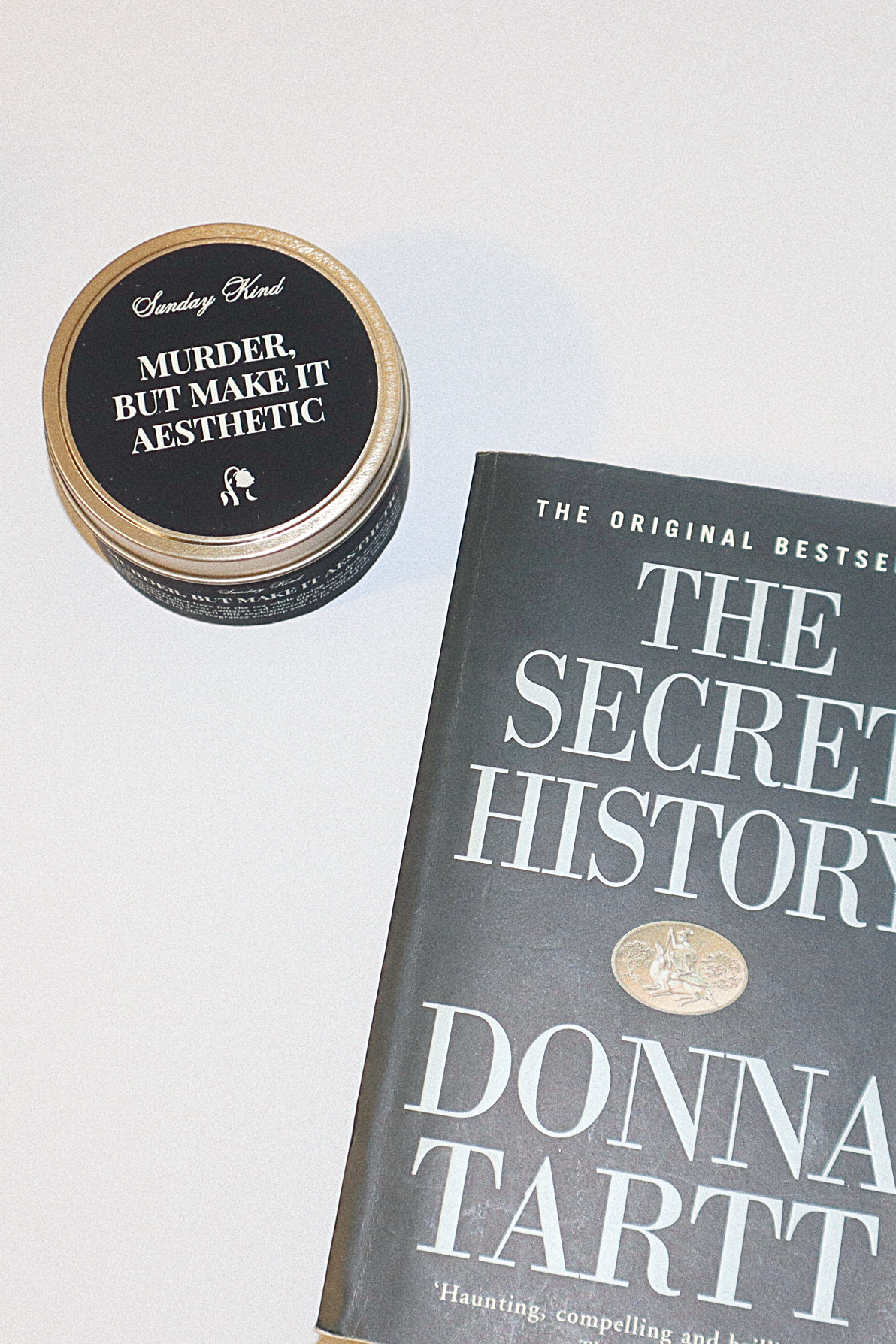 the secret history scented candle