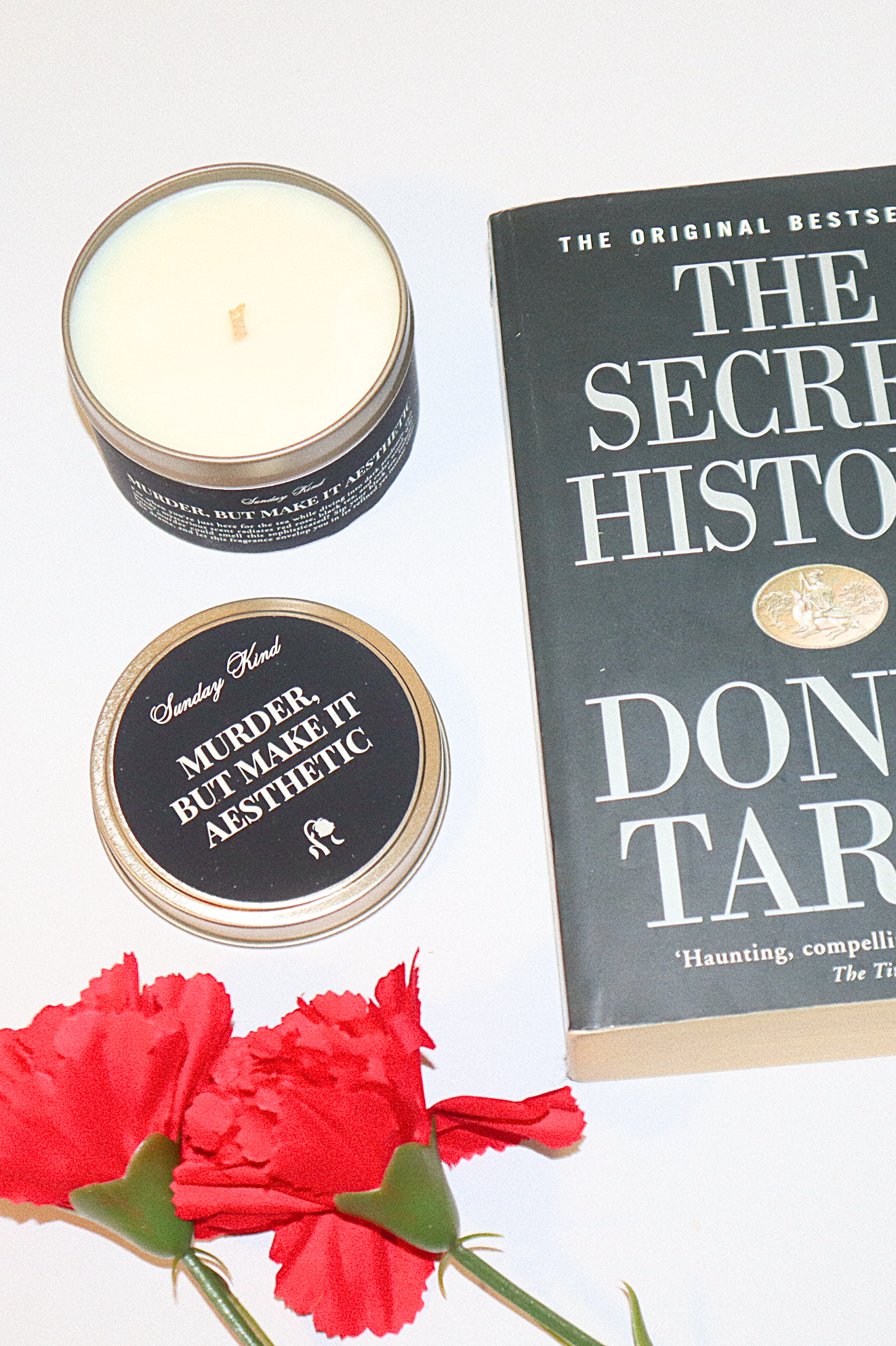 the secret history scented candle