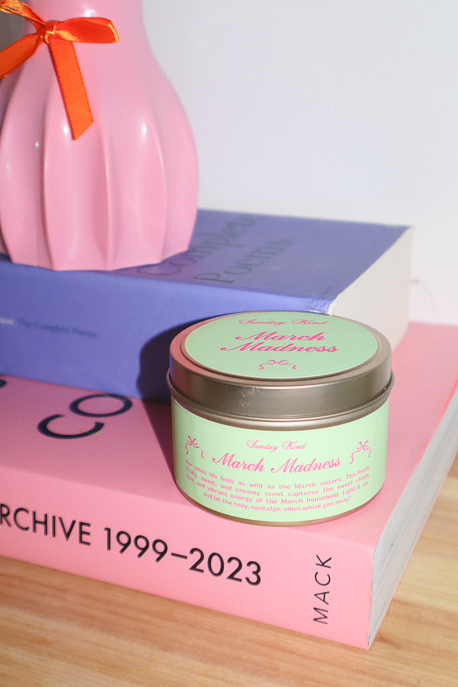 little women louisa may alcott scented tin candle