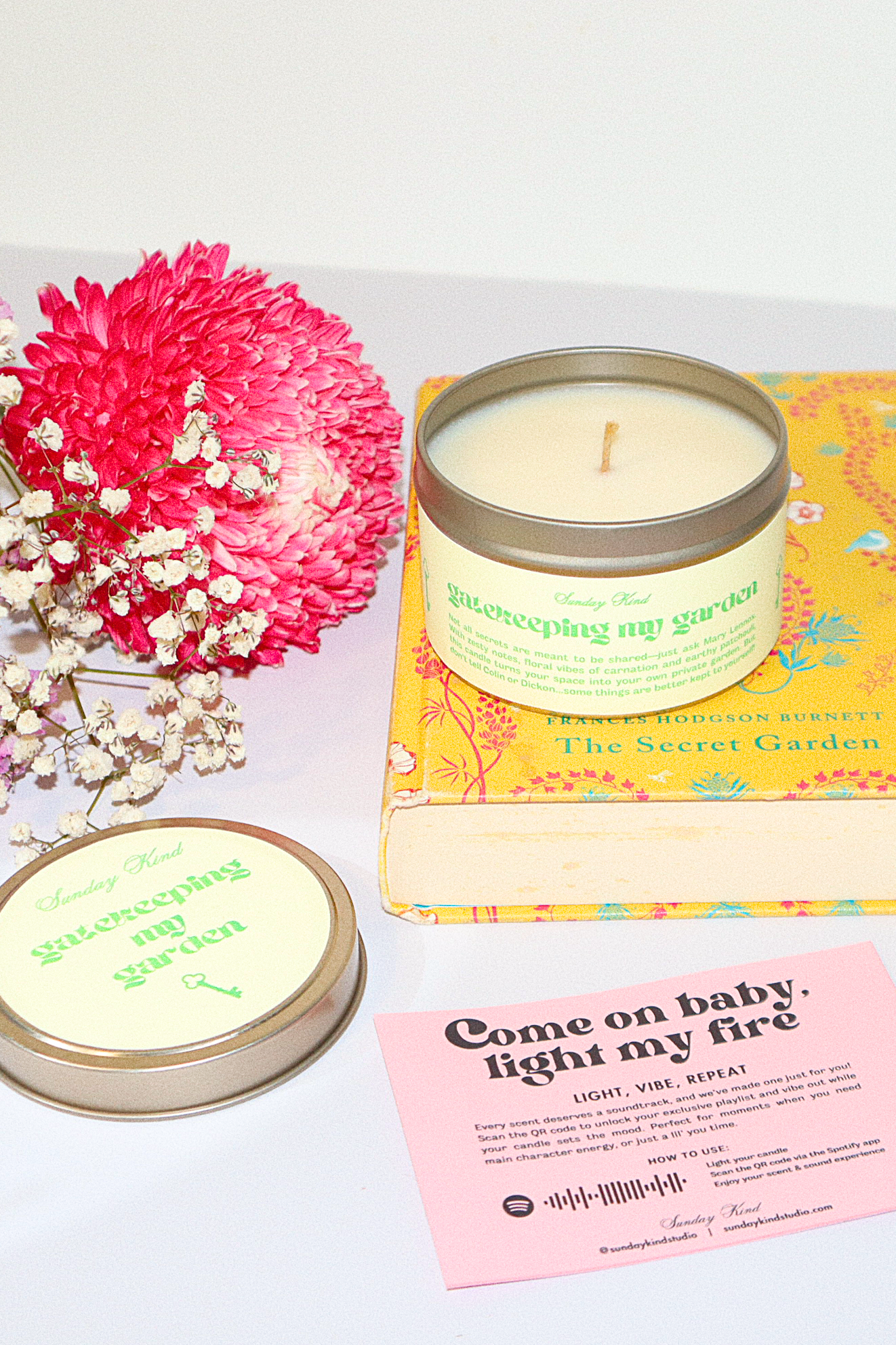 the secret garden scented candle