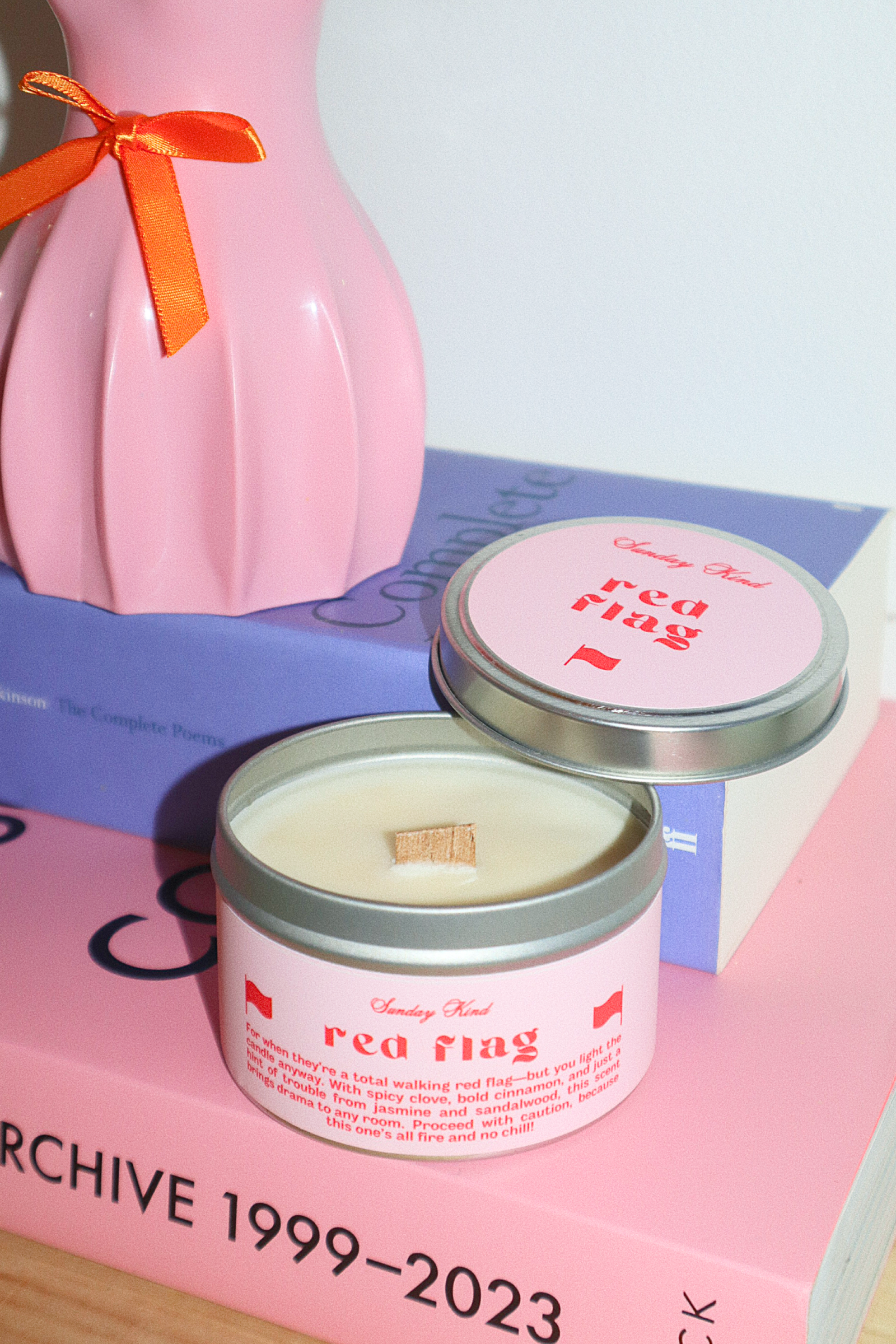 Red Flag Scented Candle