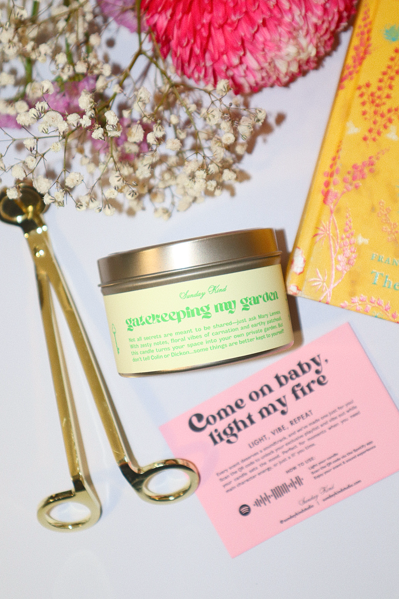 the secret garden scented candle