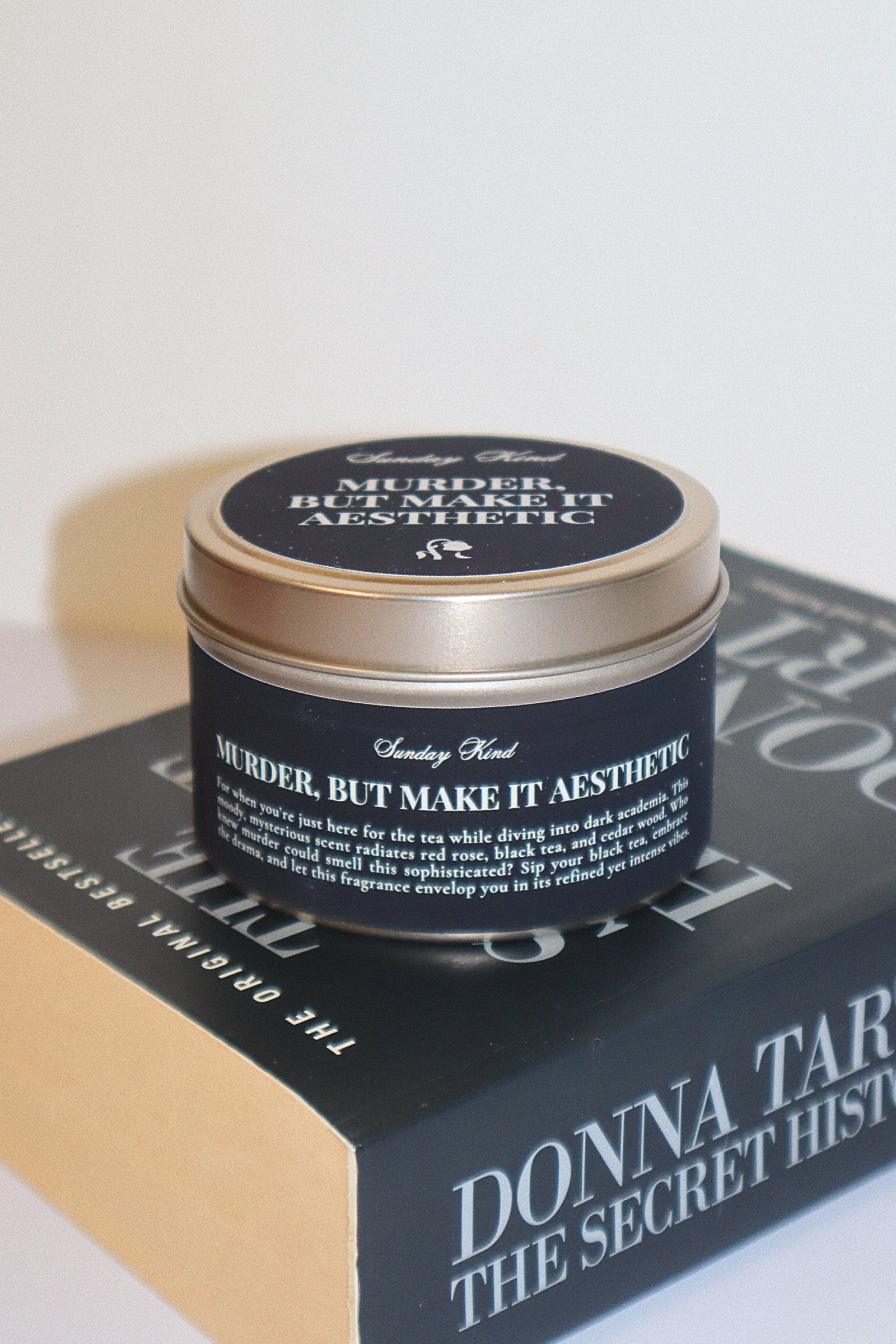 the secret history scented candle