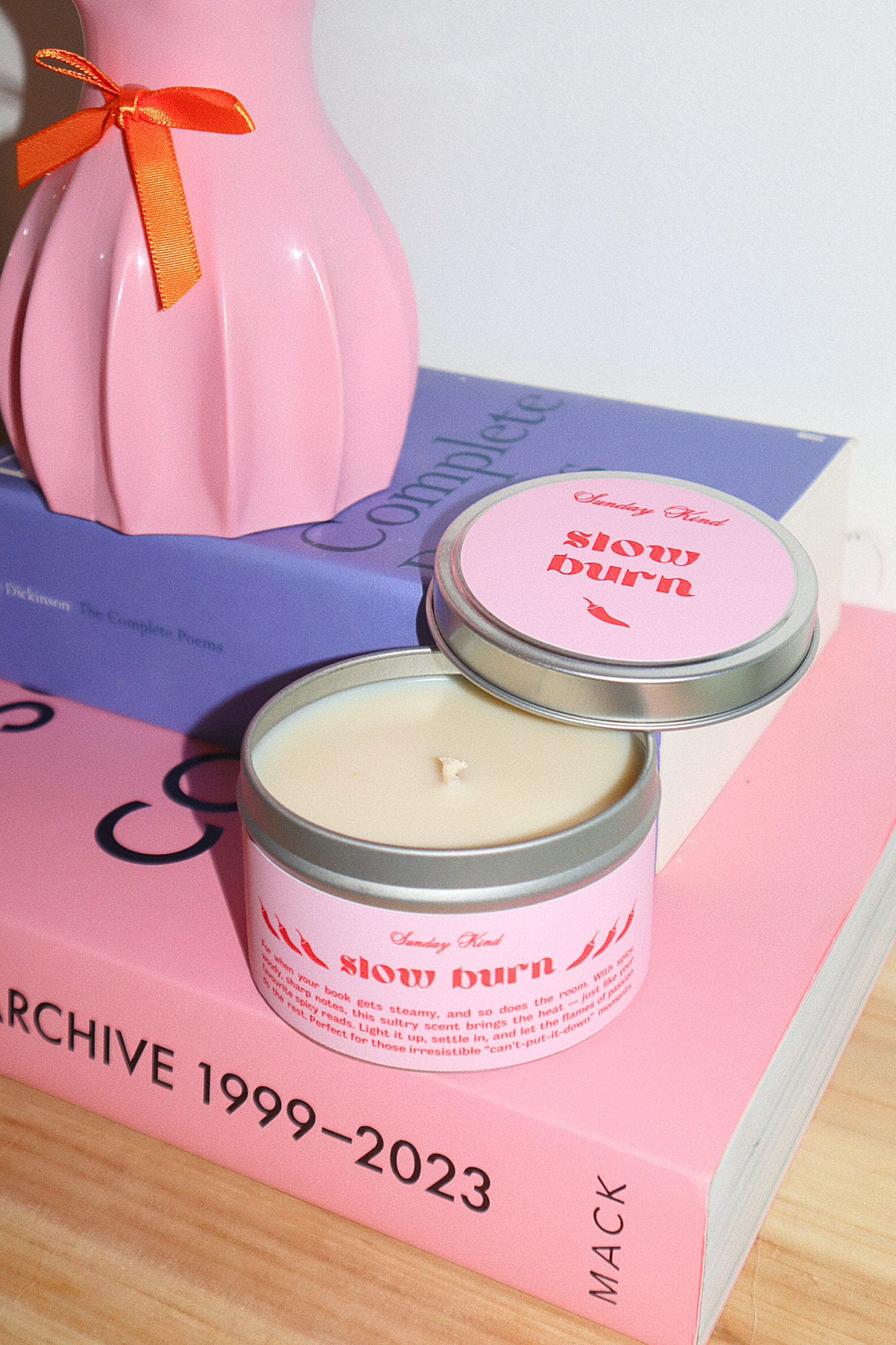 slow burn spicy reads scented candle