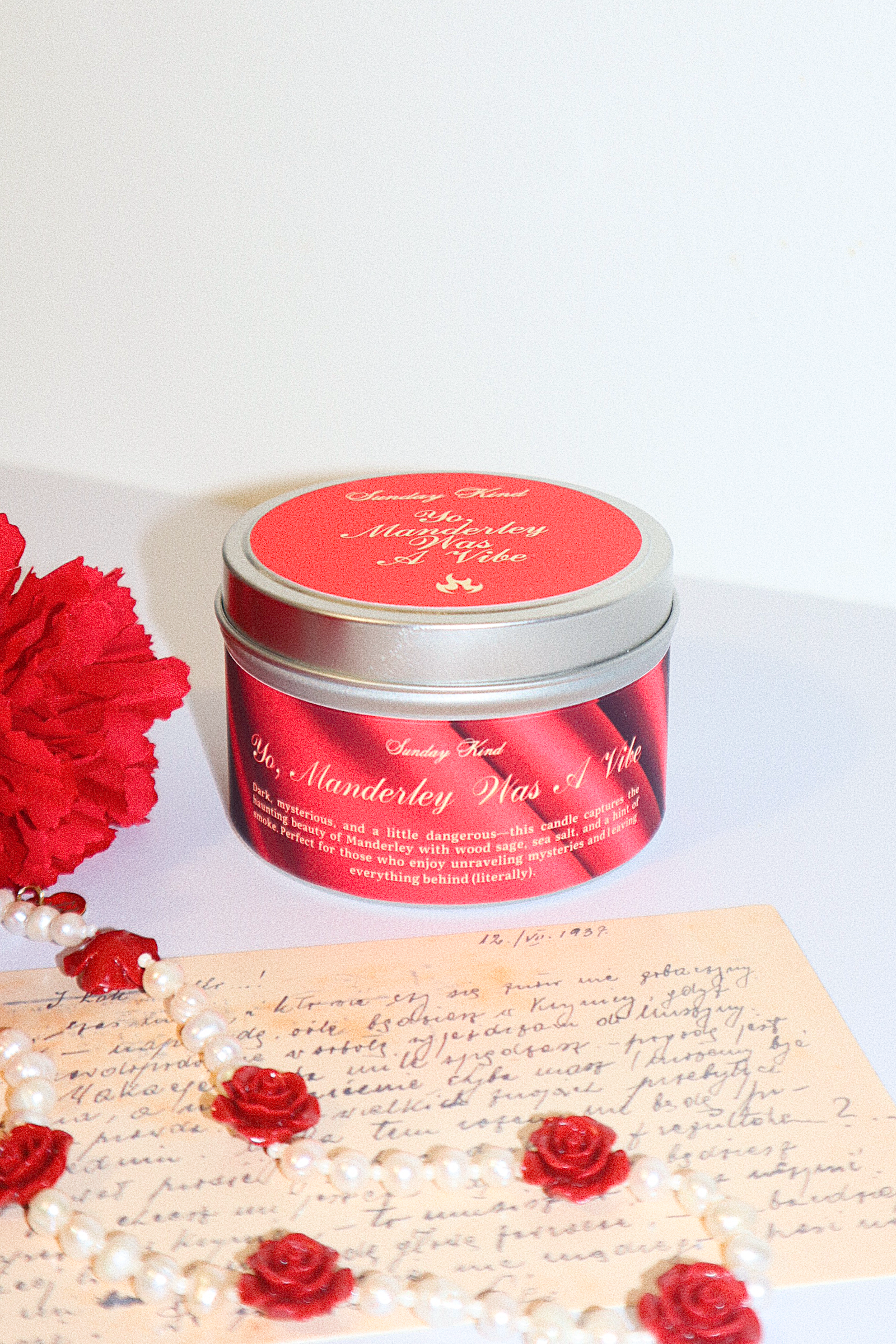 Yo, Manderley Was A Vibe Scented Candle