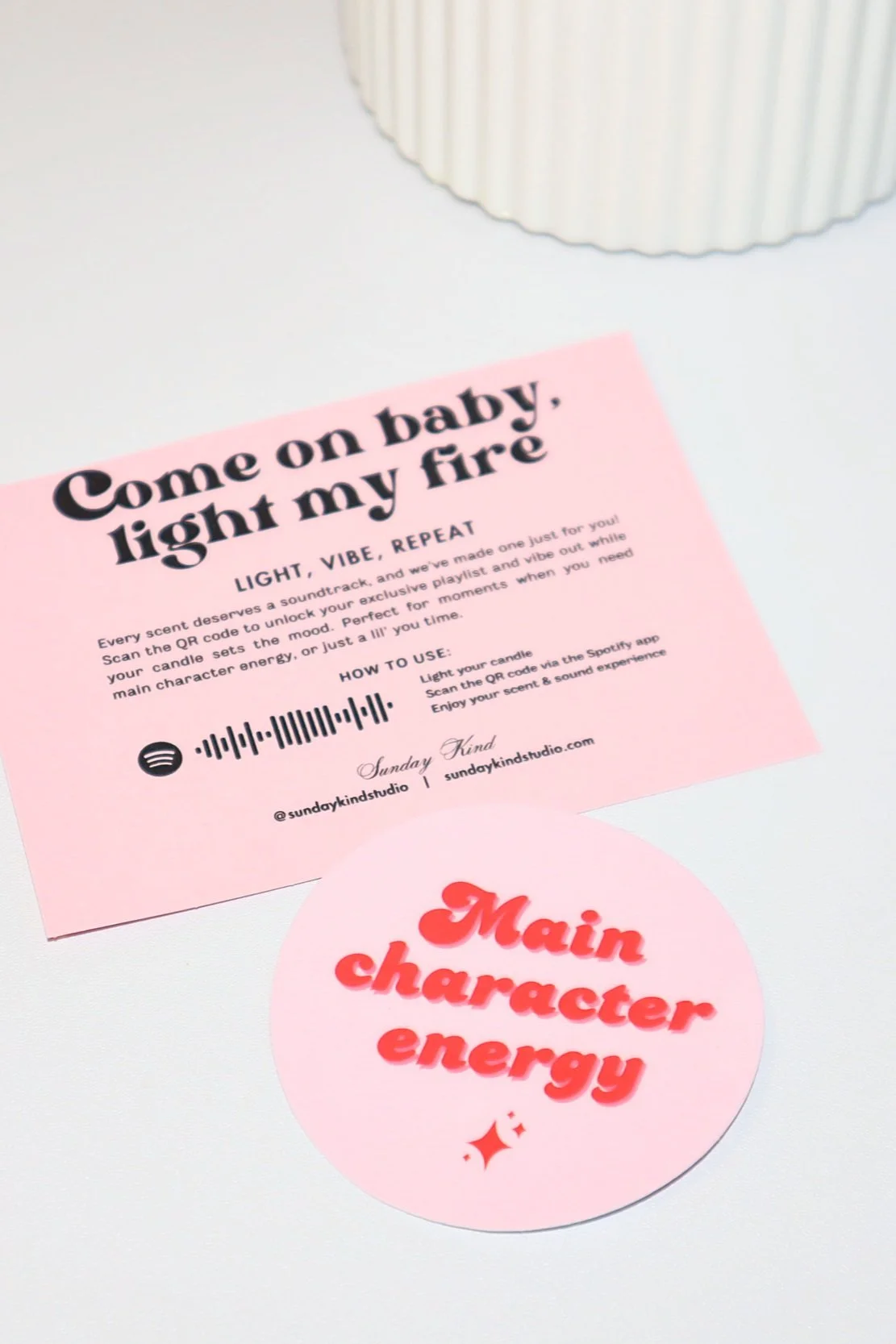 Main Character Energy Candle