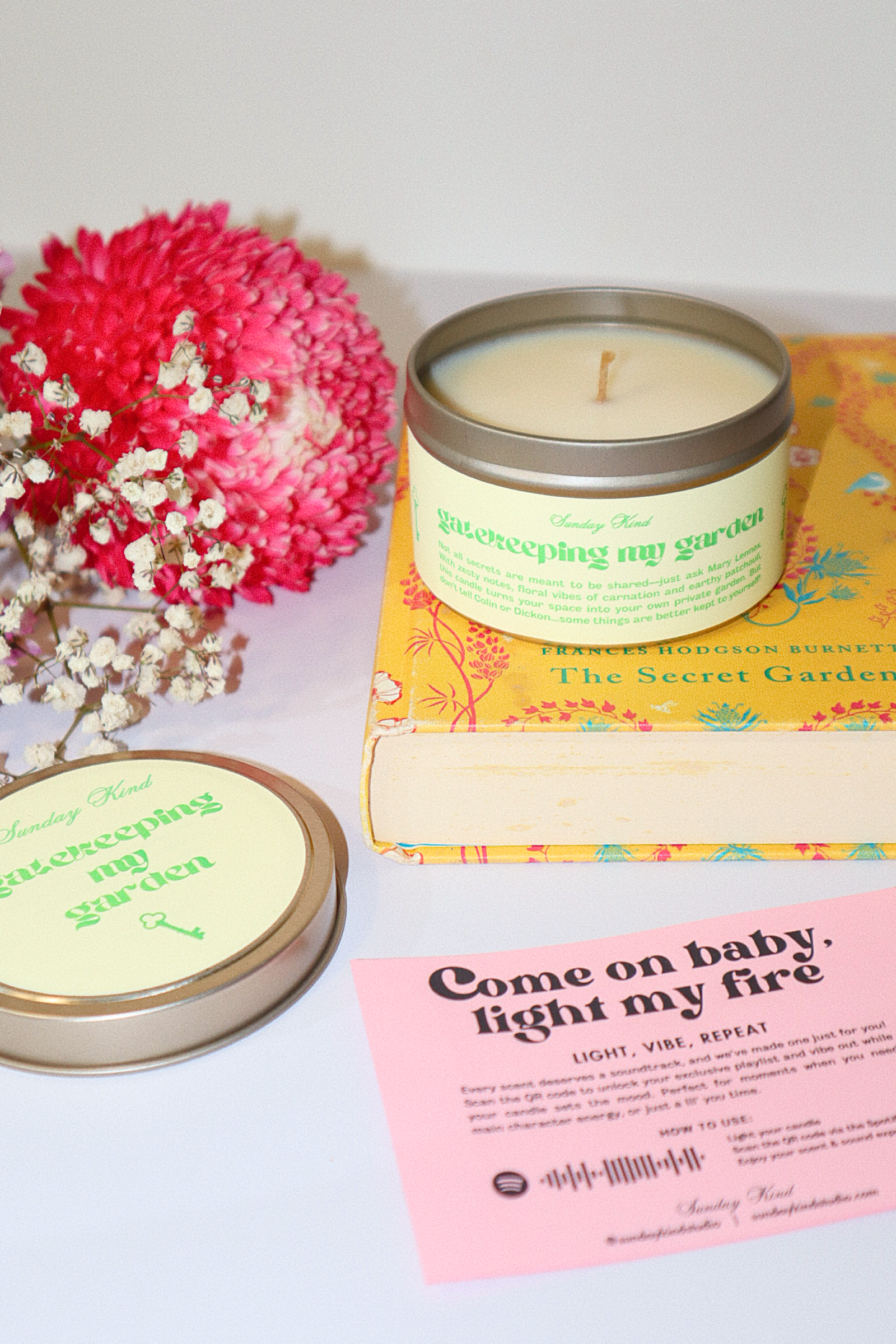 the secret garden scented candle
