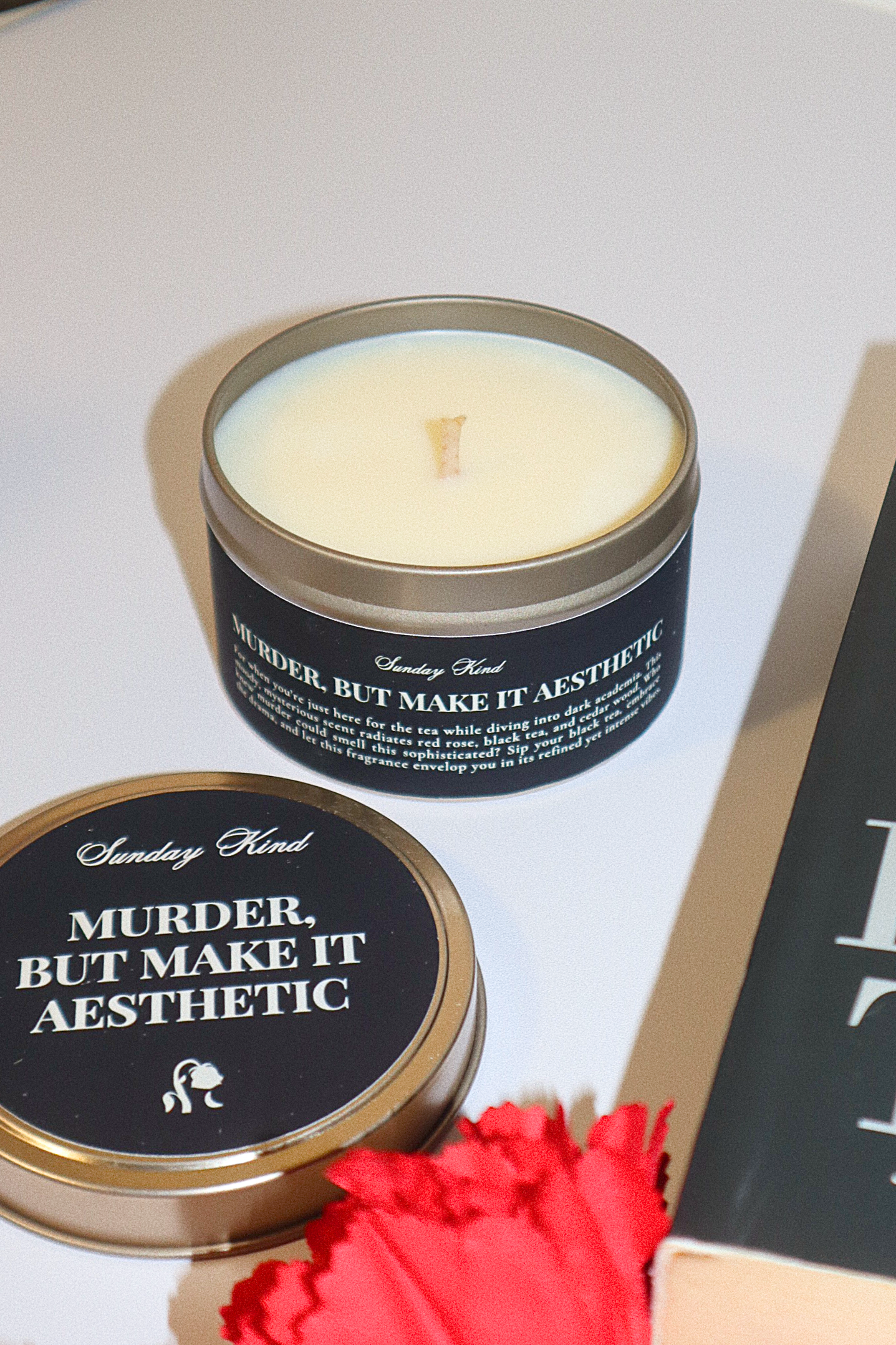 the secret history scented candle