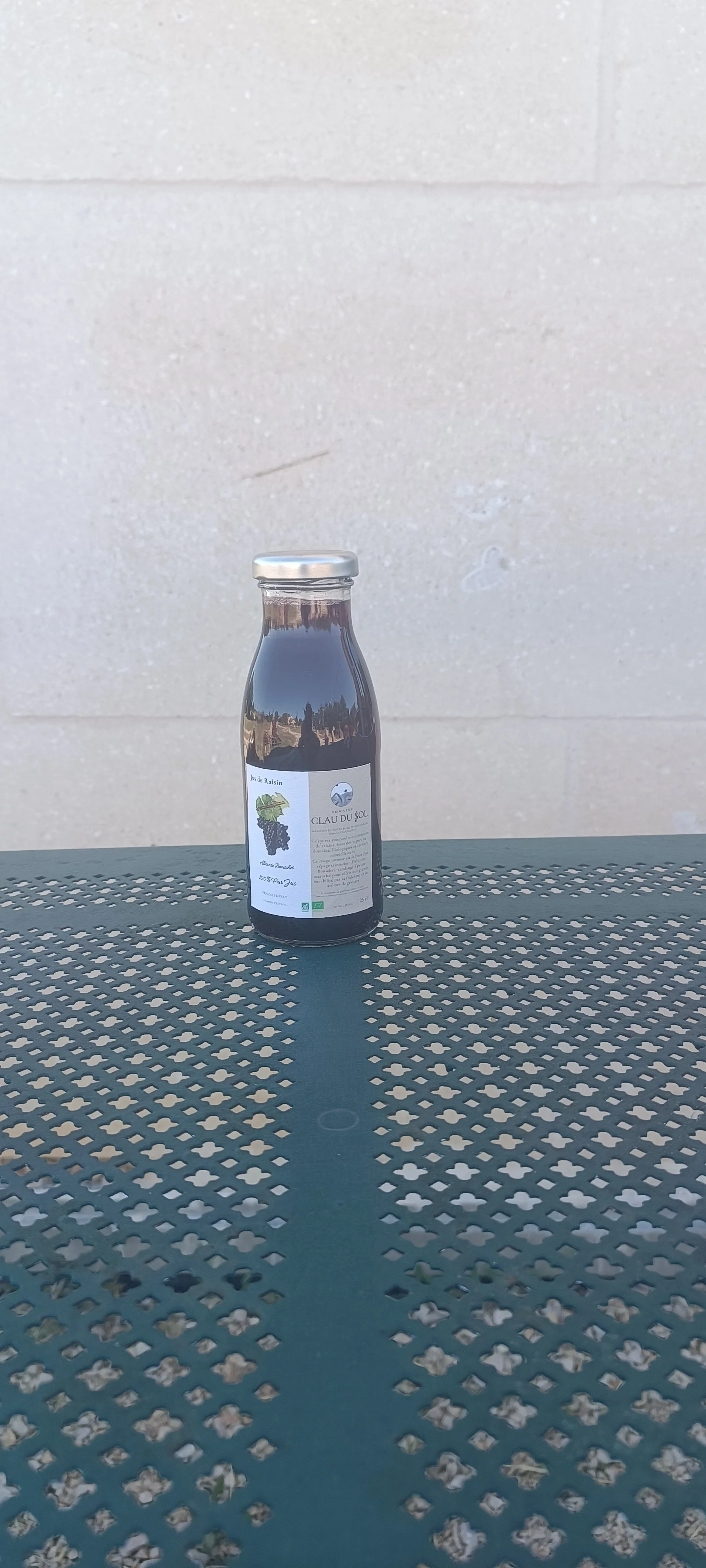 Jus de Raisin Rouge - Alicante Bouschet - 25cl