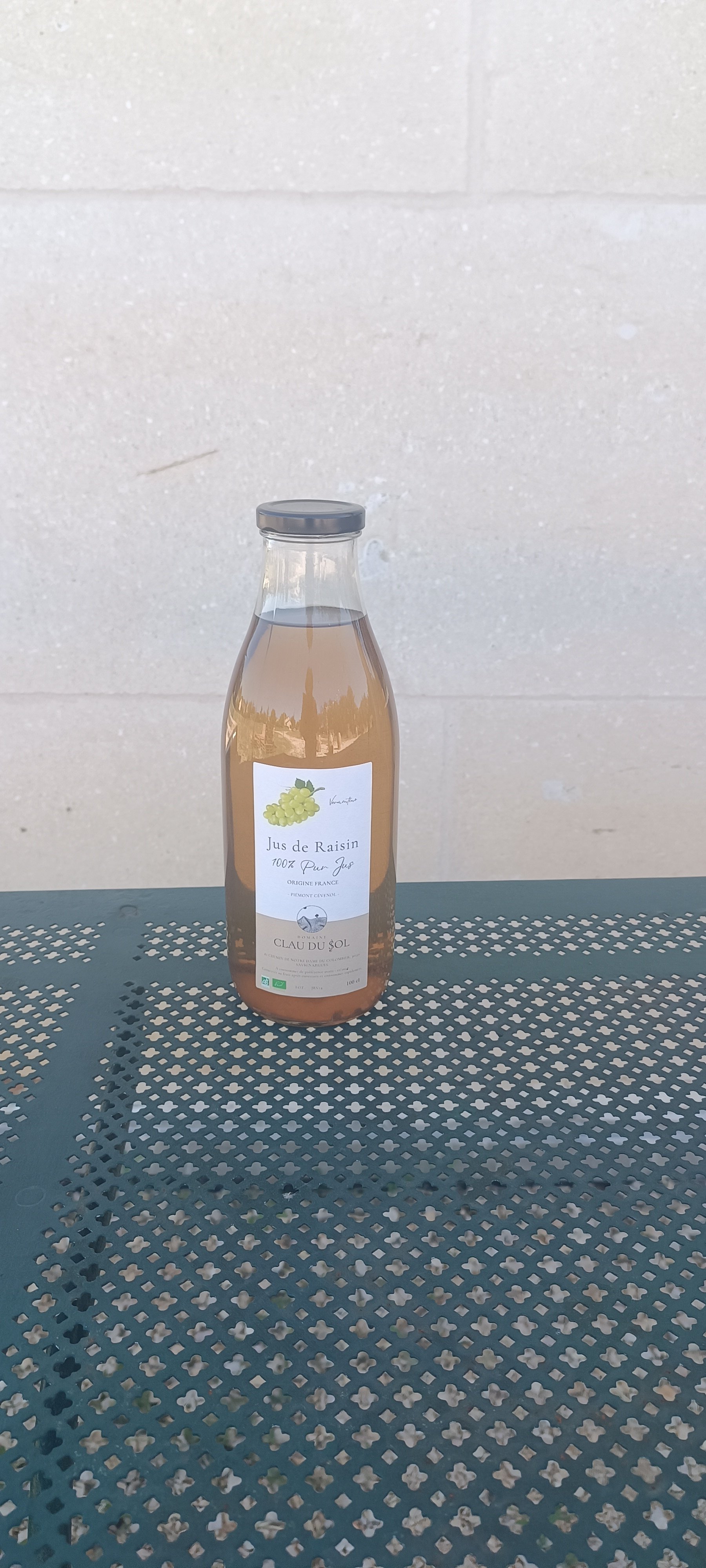 Jus de Raisin Blanc - Vermentino - 100cl