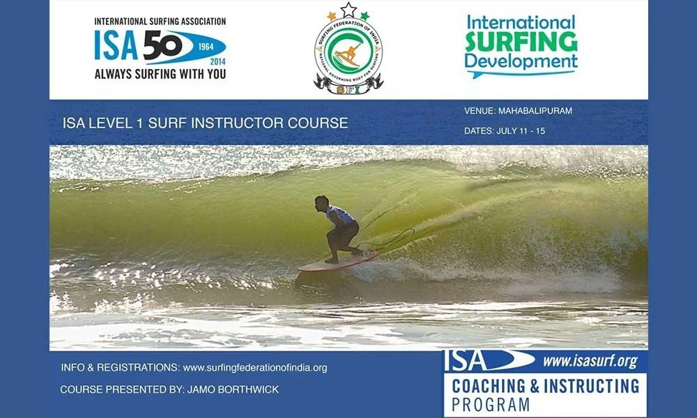 ISA Level 1 Surf Instructor Course In India