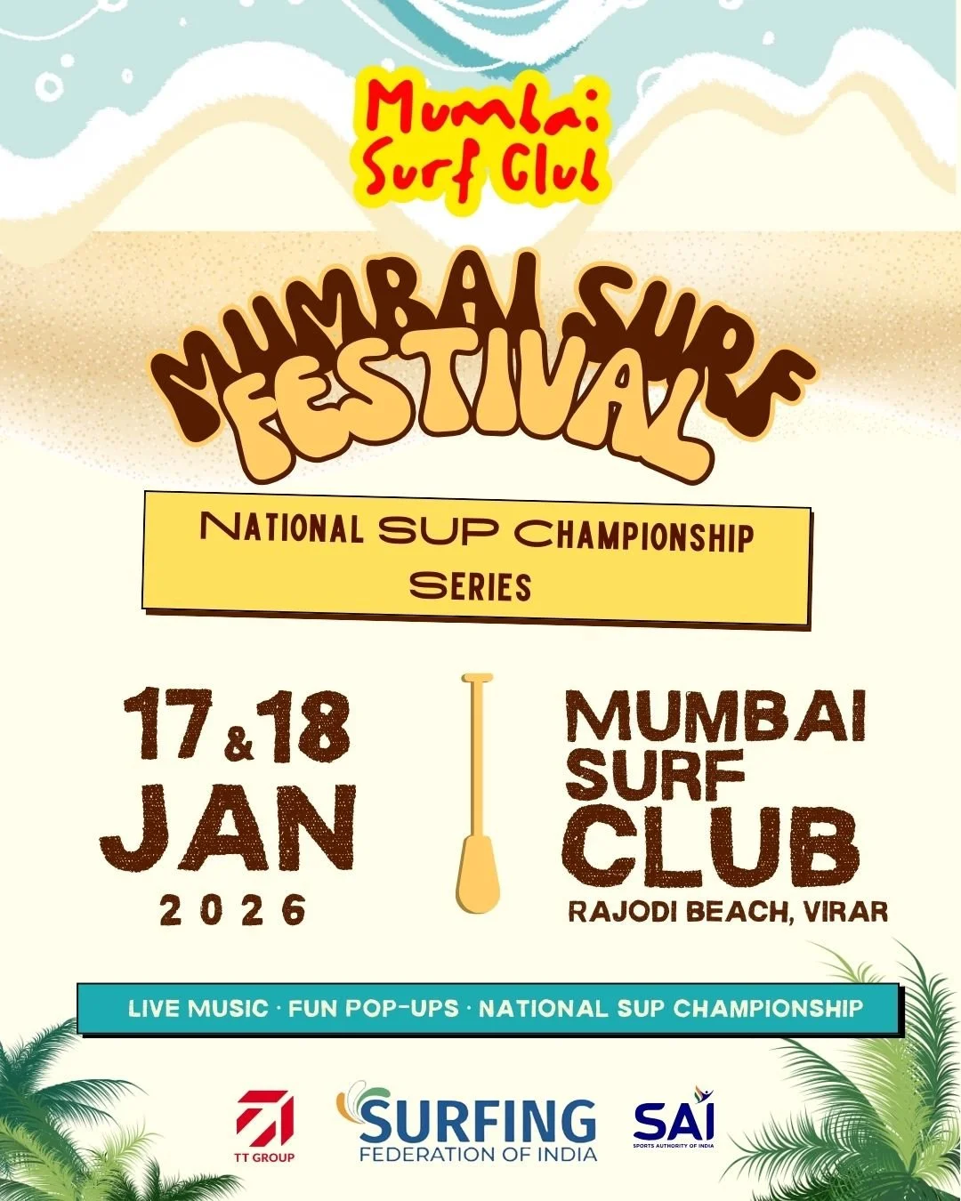 National SUP Championship Series 2025 - Mumbai Surf Festival