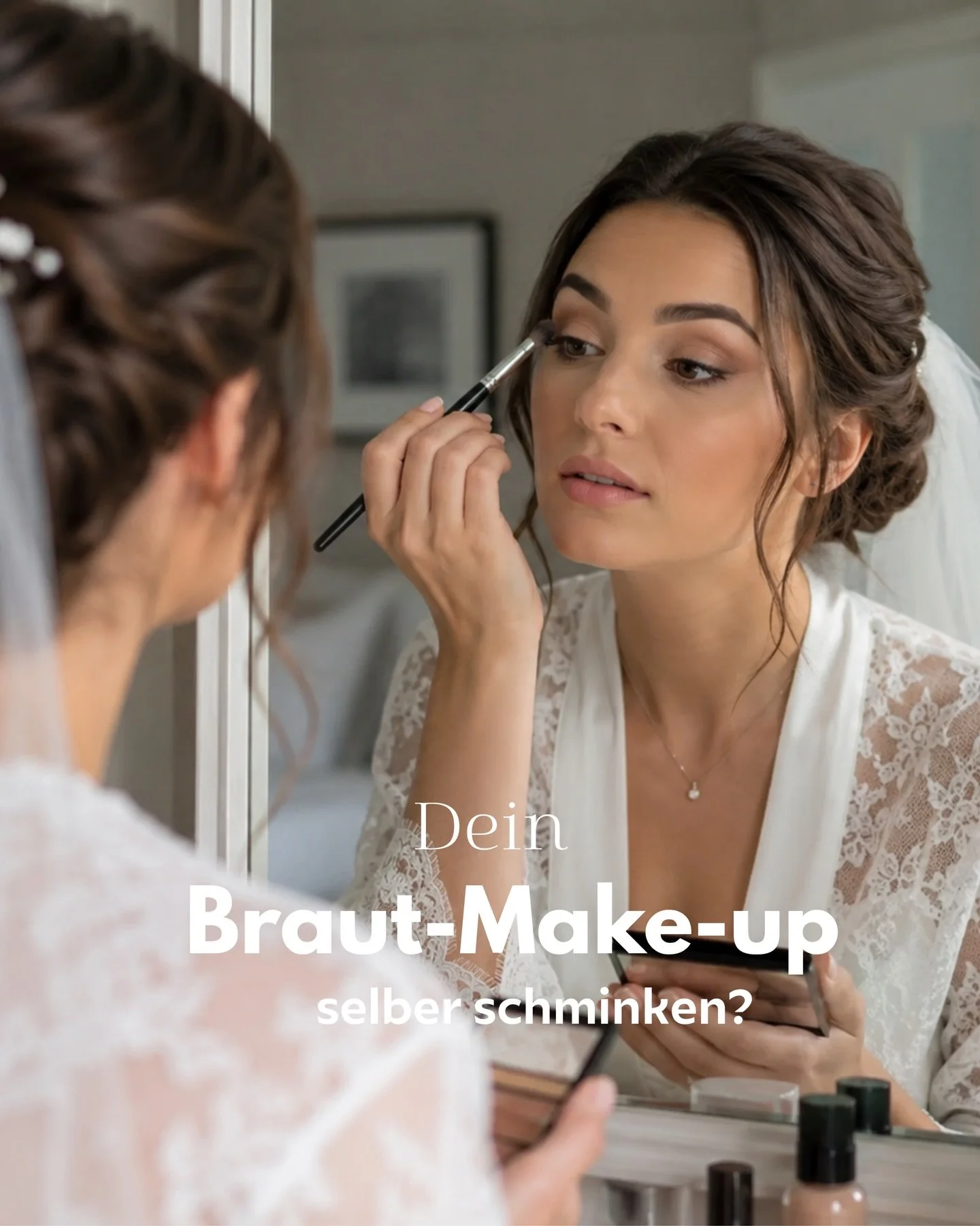 Dein Braut-Make-up &ndash; selbst geschminkt &amp; trotzdem professionell 

F&uuml;r deinen grossen Tag soll dein Look vor allem eines sein: nat&uuml;rlich, strahlend und ganz DU.

In meiner Schminkberatung zeige ich dir Schritt f&uuml;r Schritt, wie