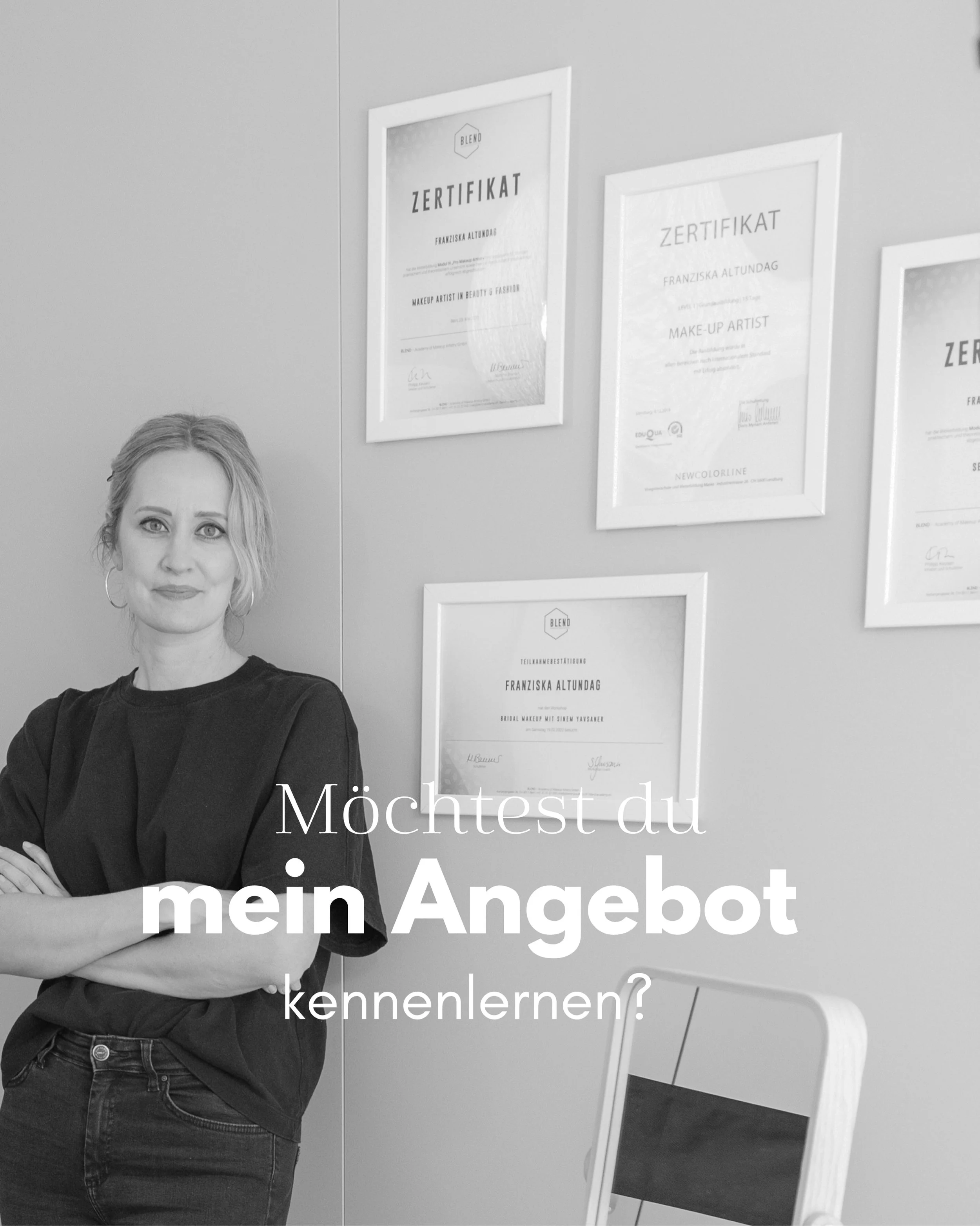 Ich begleite dich rund um Beauty, Styling &amp; Fotografie

💄 Make-up &amp; Beratung
Individuelle Schminkberatung (1:1 oder zu zweit) &amp; Workshops f&uuml;r Jugendliche &ndash; f&uuml;r mehr Sicherheit und Freude beim Schminken

💋 Professionelles
