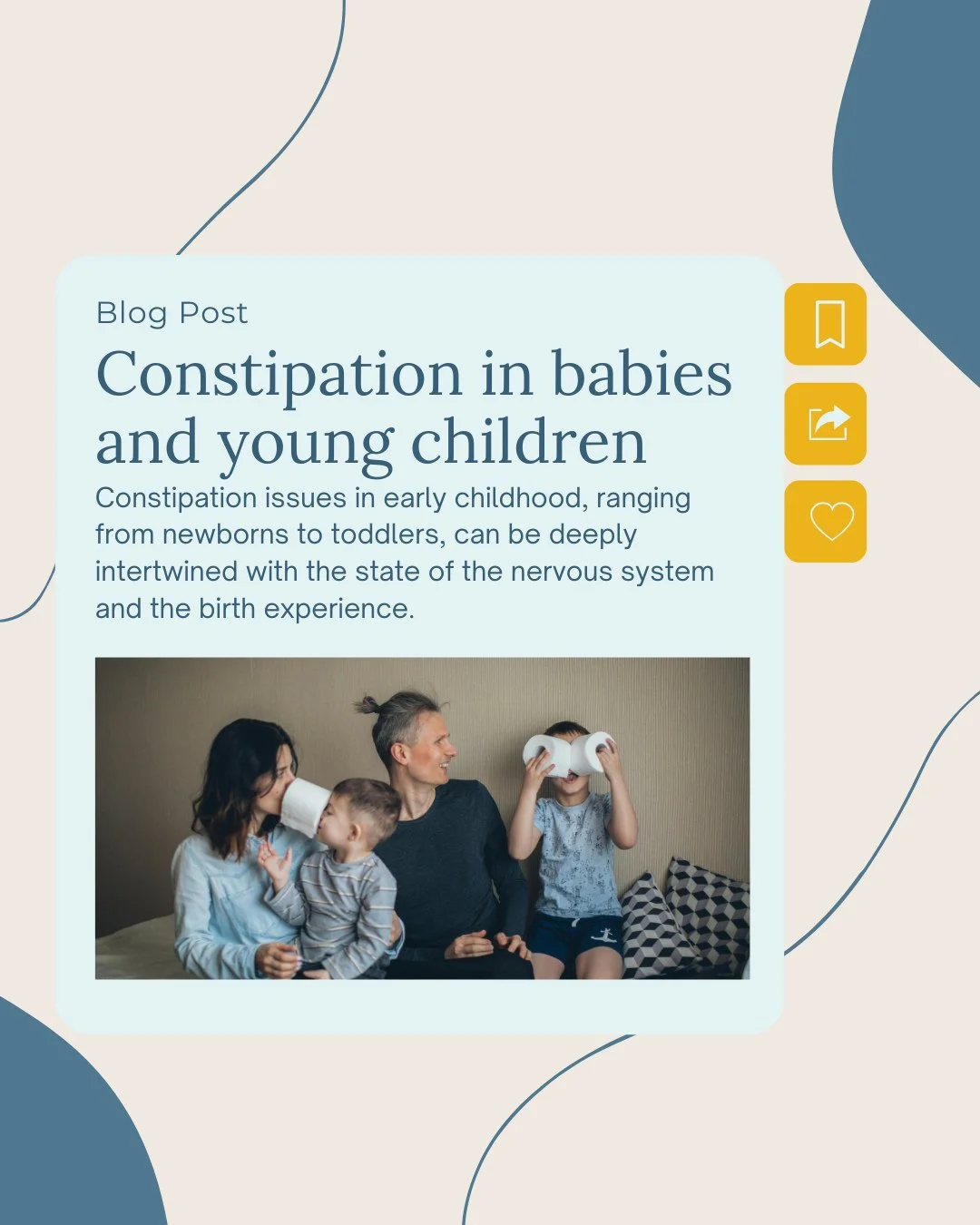 Constipation in Babies and Young Children⁠
⁠
Constipation in babies and young children is often spoken about as a simple digestive issue.⁠
⁠
But in my years of practice, I&rsquo;ve seen that the body is rarely that simple.⁠
⁠
A child&rsquo;s digestiv
