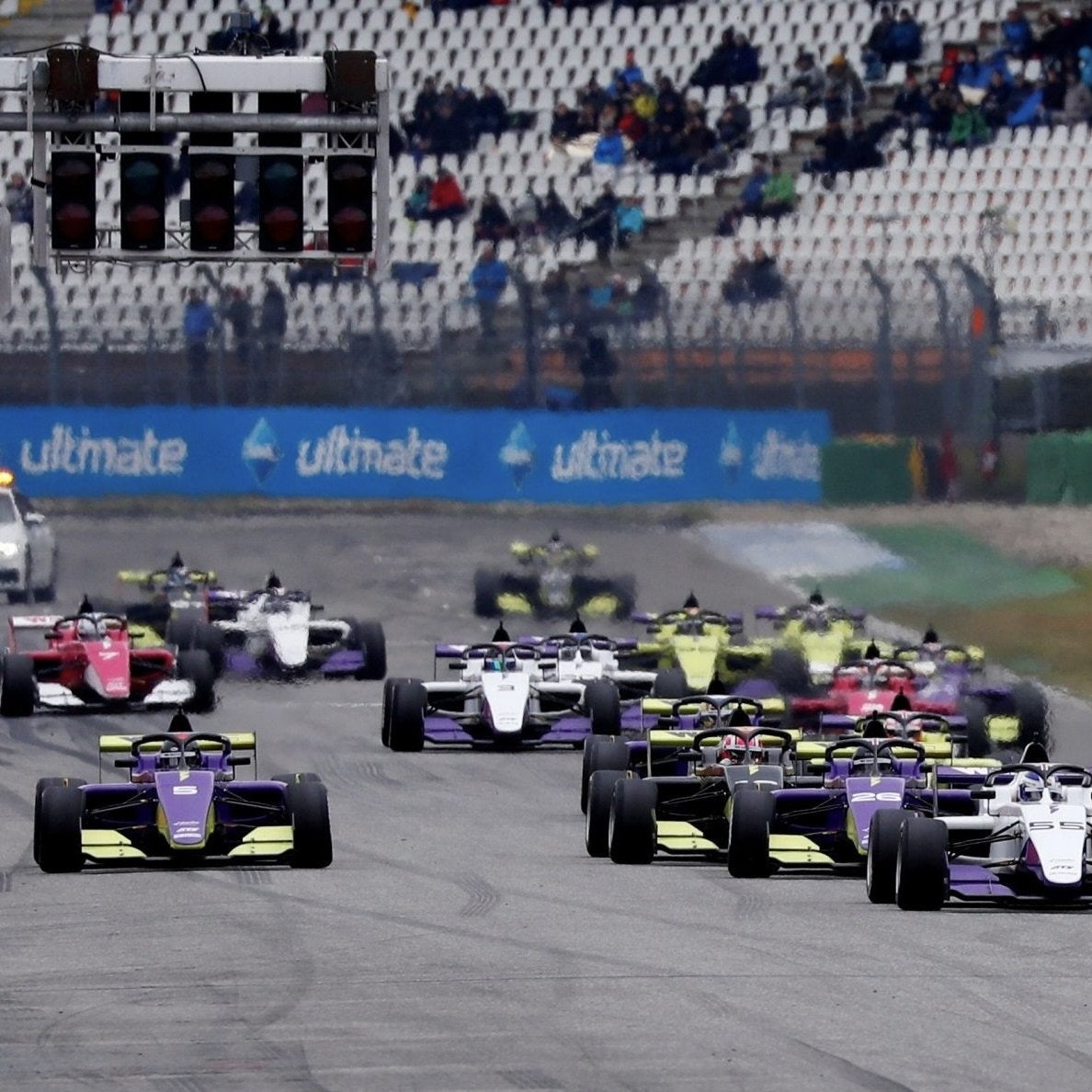 Motorsport in action.