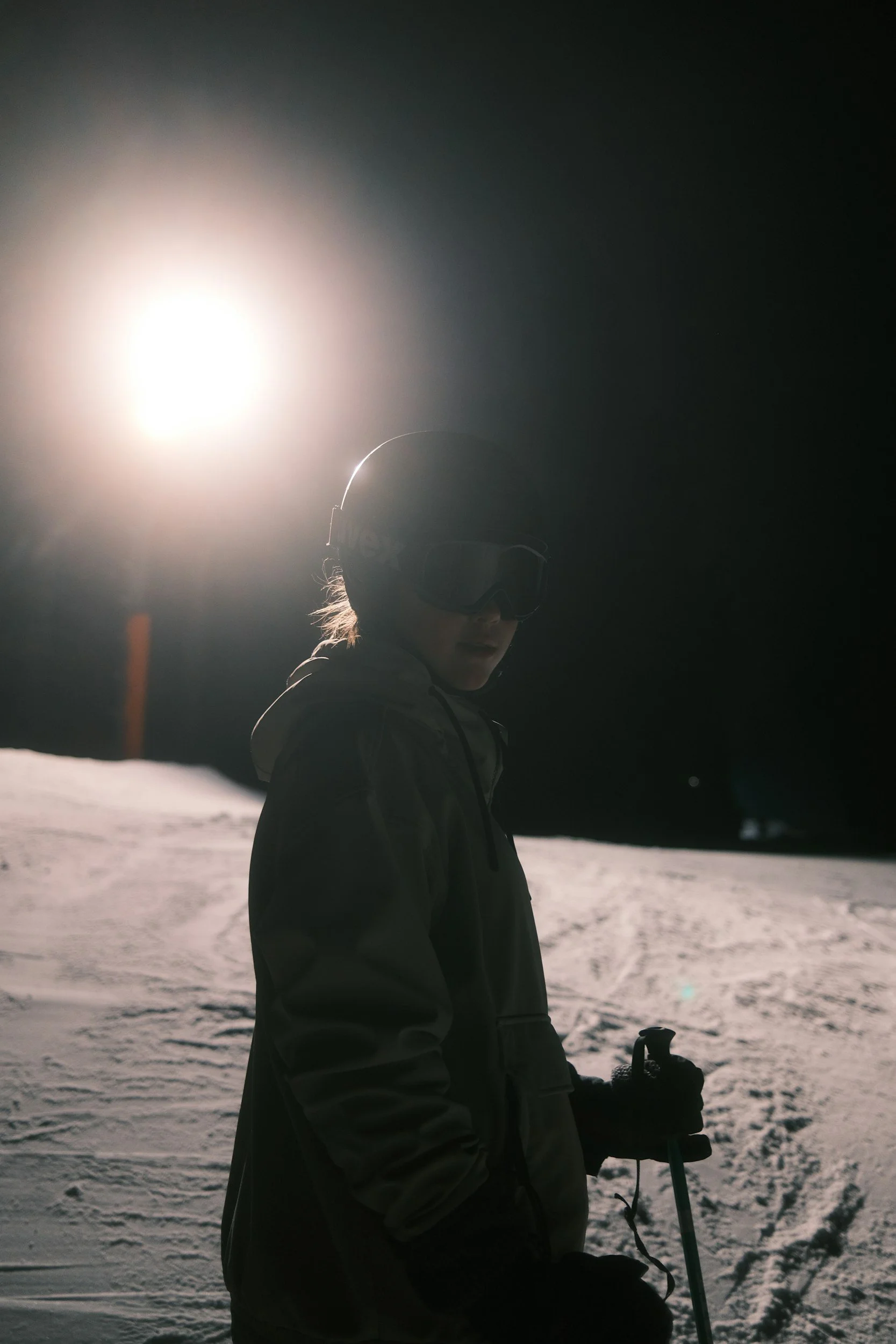 Night Skiing and Snowboarding - Winter Activity - Niseko