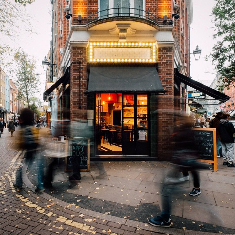 Our new wine bar and bottle shop is nestled on the bustling corner where Monmouth Street meets Neal Street in Seven Dials ⚡️ 

Swing by for a glass or two with friends or pop in to shop your next bottle! 

We can&rsquo;t wait to welcome you down soon