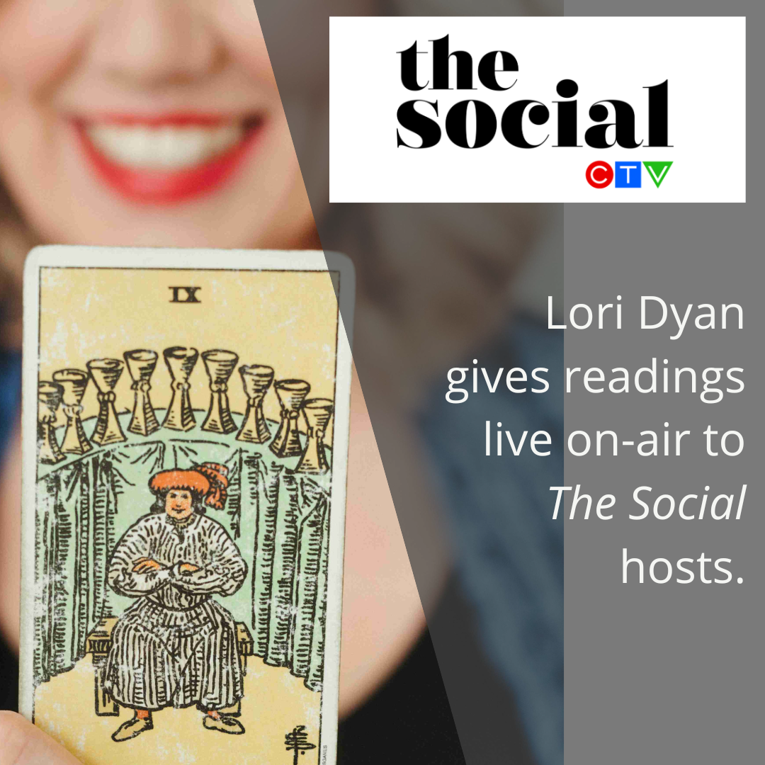 Lori Dyan gives readings live on air for The Social on CTV