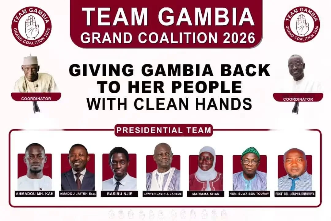 Team Gambia Grand Coalition Promises New Constitution Within Five Years