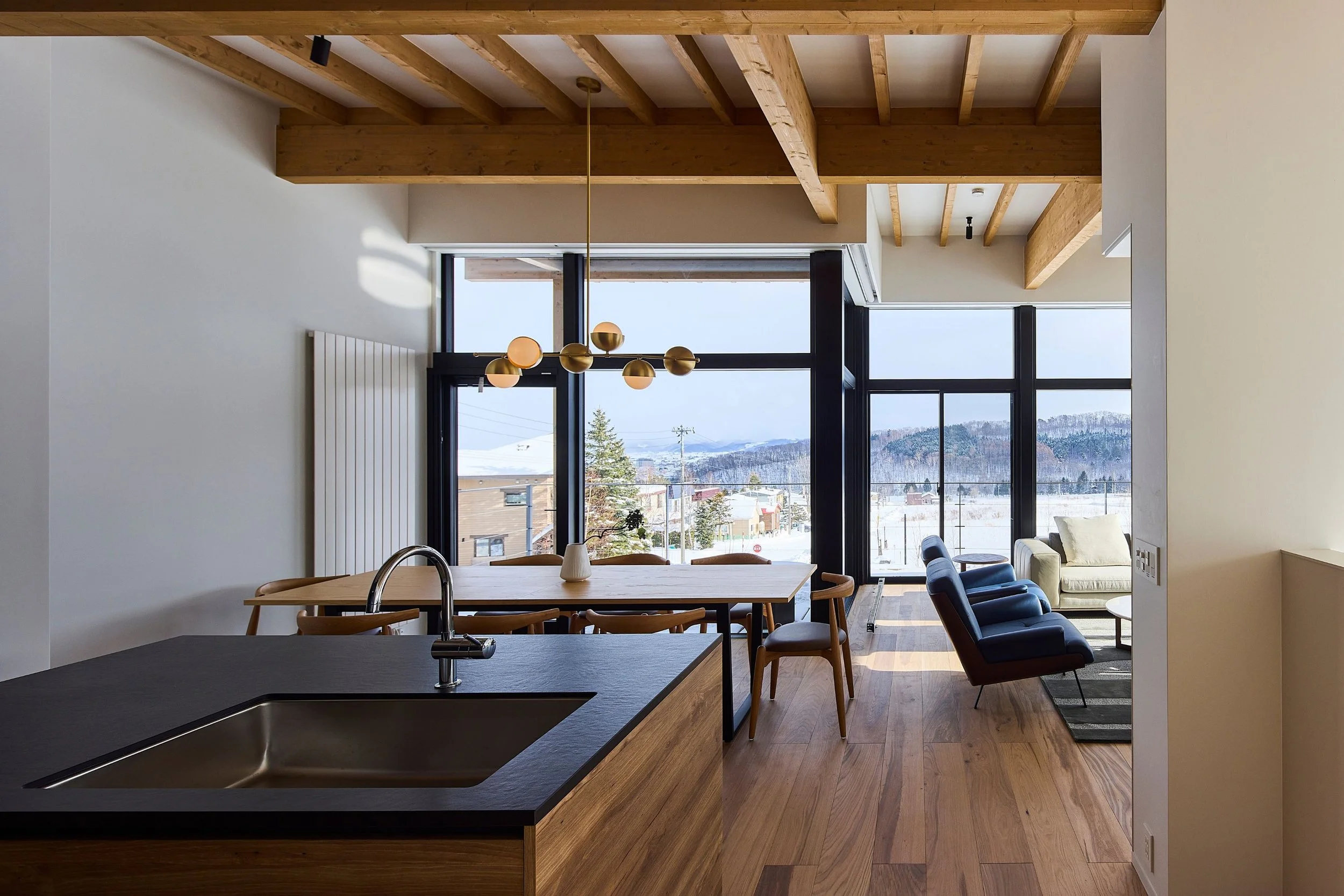 Dining Area - Shiyuki Chalet - Furano