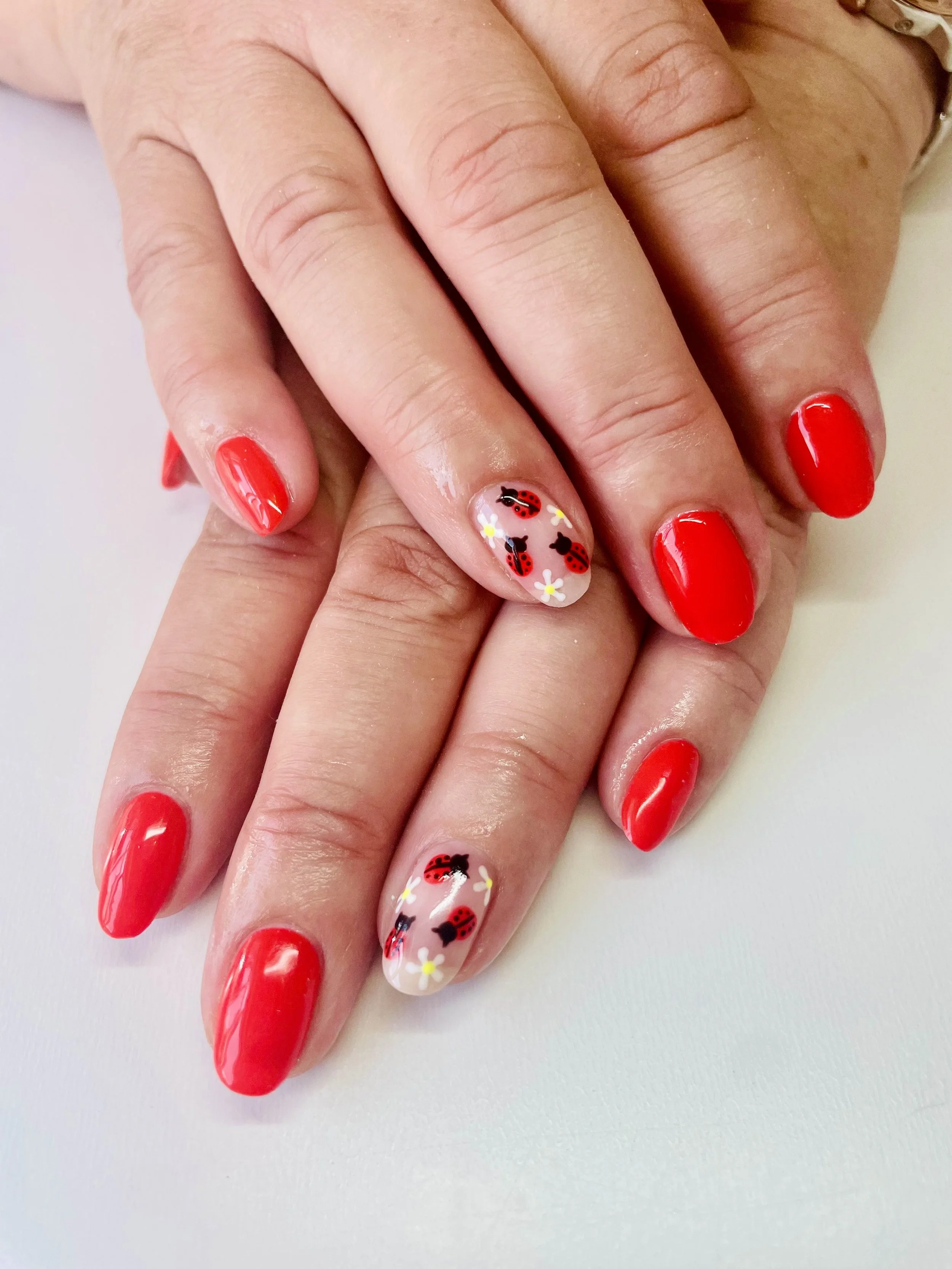 Nail Art bespoke design at The Beauty House Cheshire Sandbach. Nails, BIAB, Builder Gel, Gel Bottle