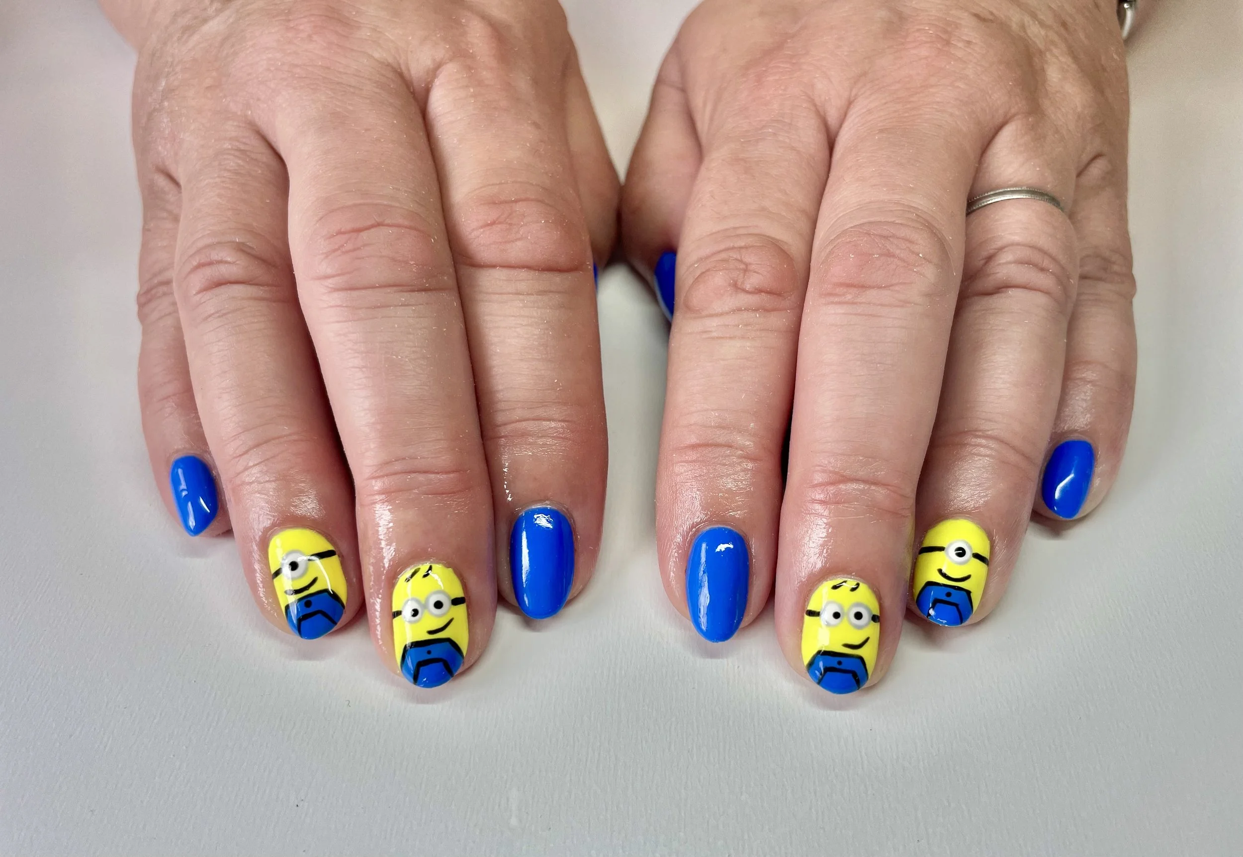 Nail Art bespoke design at The Beauty House Cheshire Sandbach. Nails, BIAB, Builder Gel, Gel Bottle