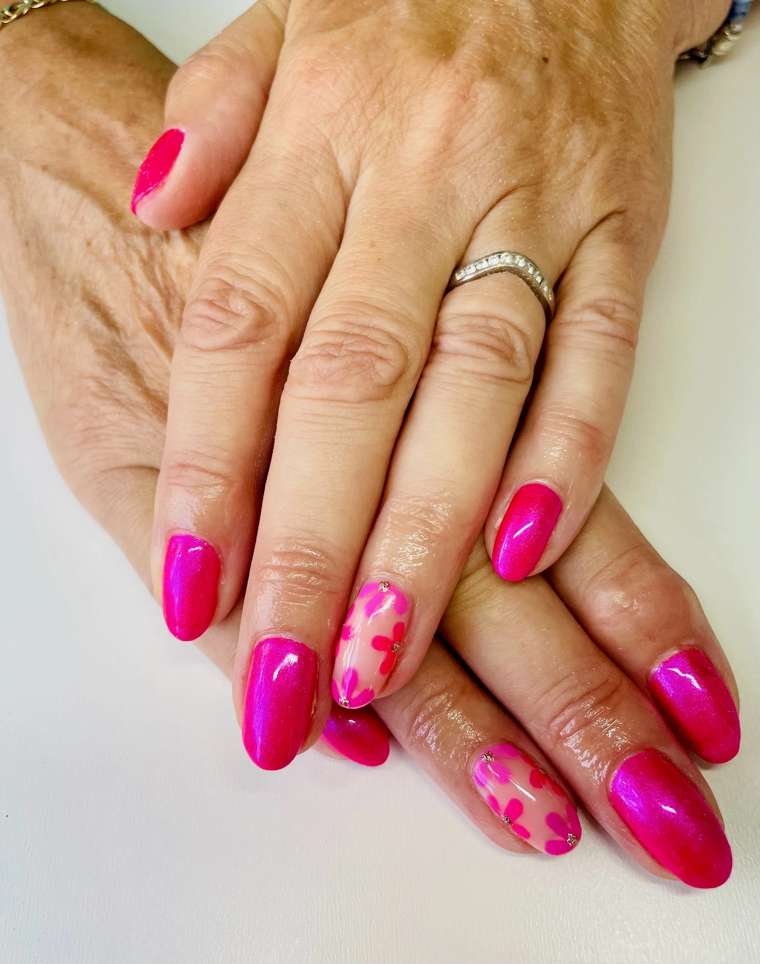 Nail Art bespoke design at The Beauty House Cheshire Sandbach. Nails, BIAB, Builder Gel, Gel Bottle