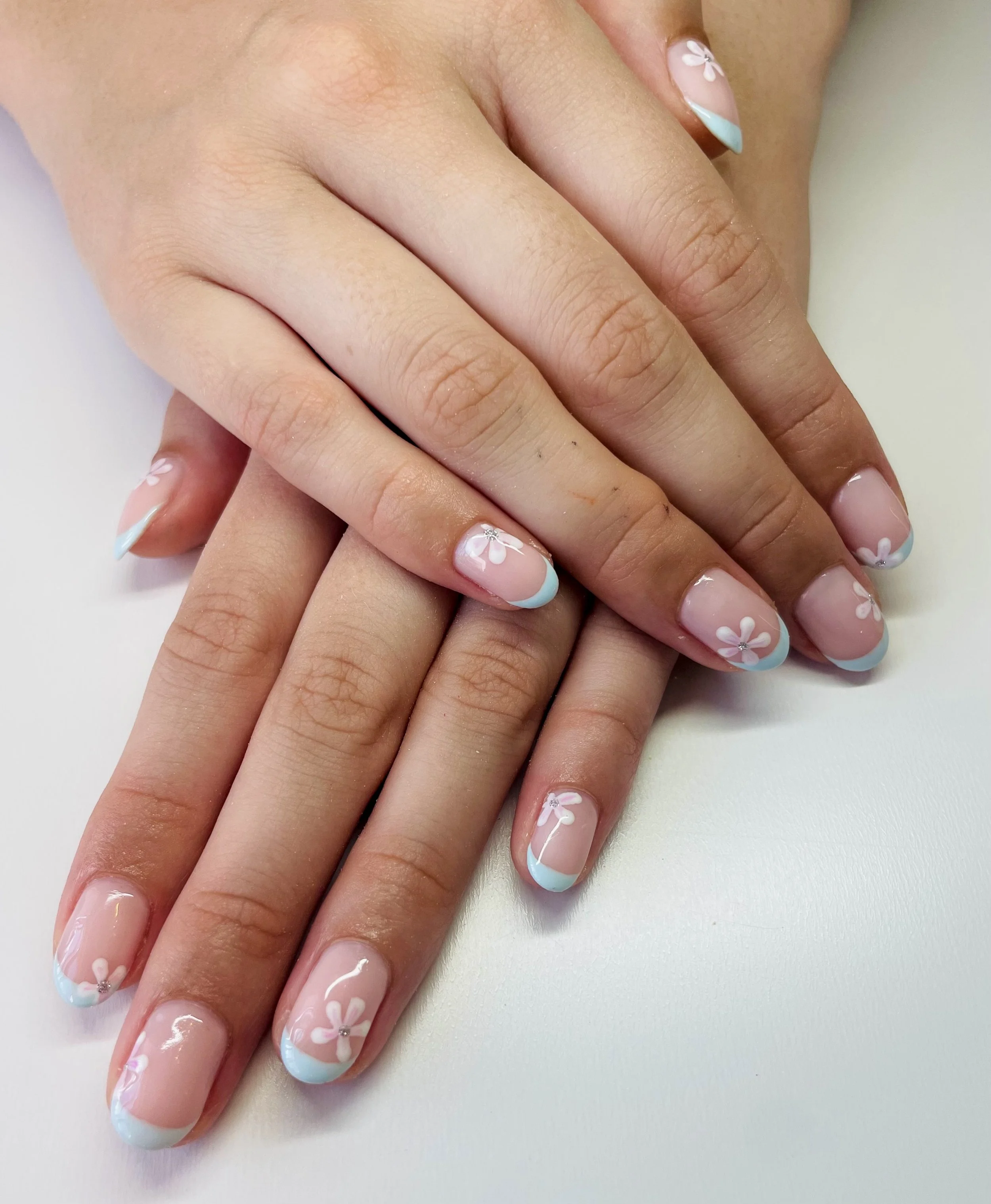 Nail Art bespoke design at The Beauty House Cheshire Sandbach. Nails, BIAB, Builder Gel, Gel Bottle