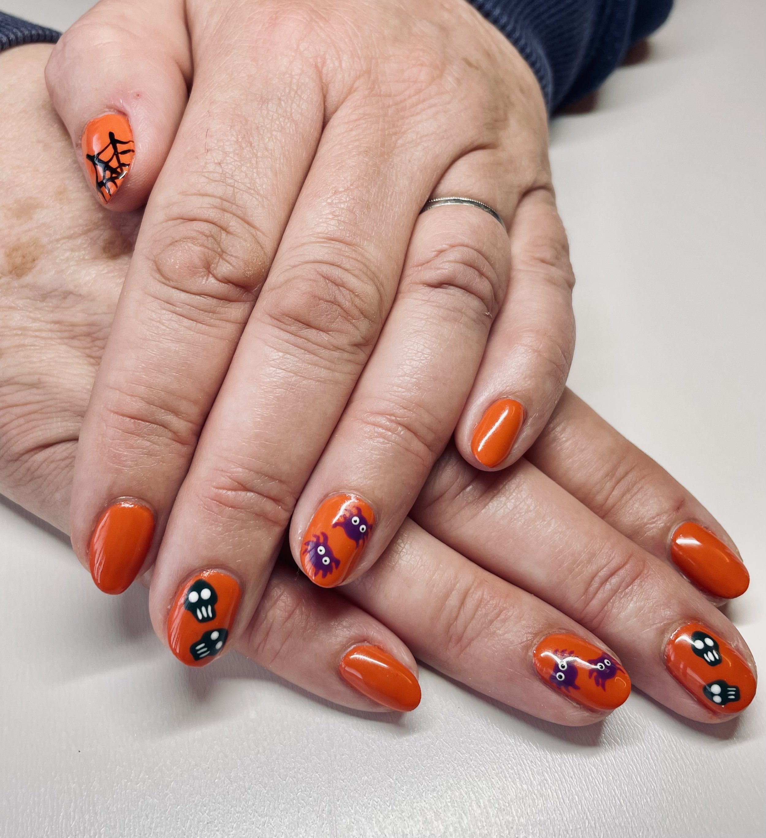 Nail Art bespoke design at The Beauty House Cheshire Sandbach. Nails, BIAB, Builder Gel, Gel Bottle